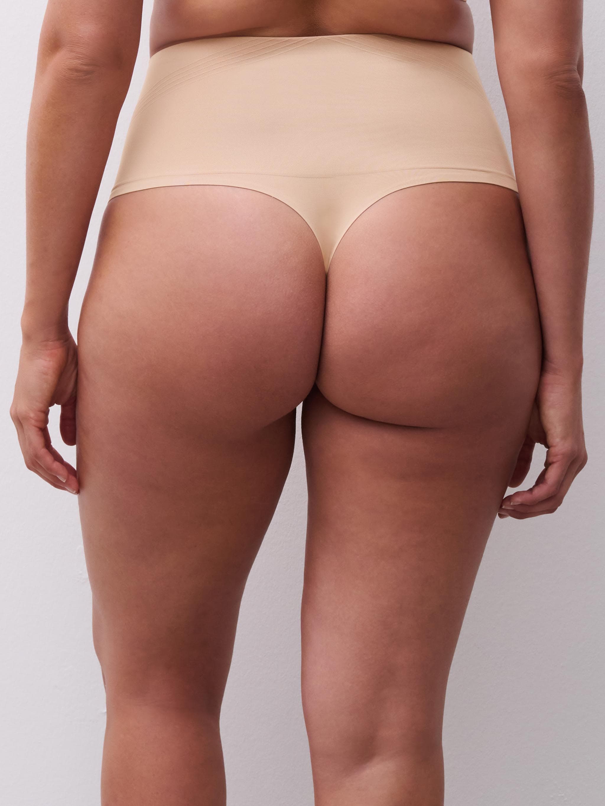Shapewear High Waist Tanga - Clay Nude