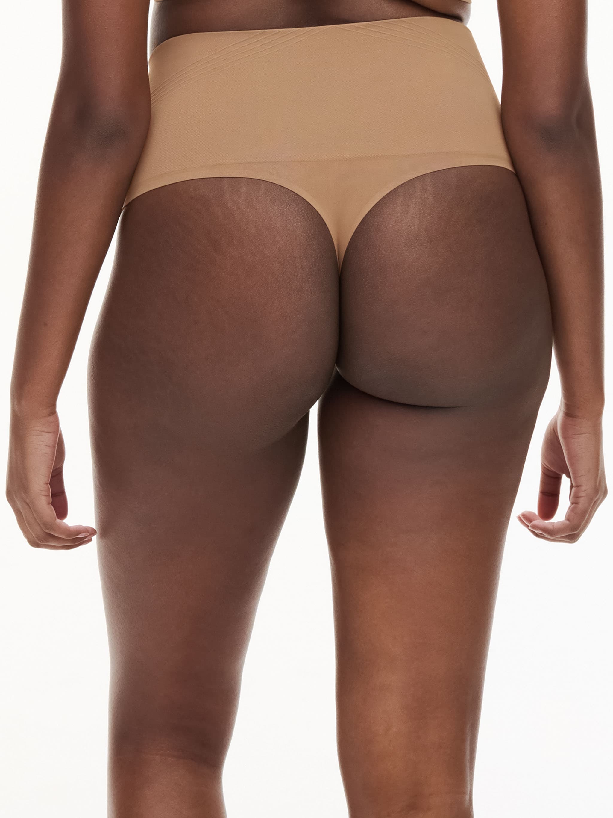 Shapewear High Waist Tanga - Terracotta