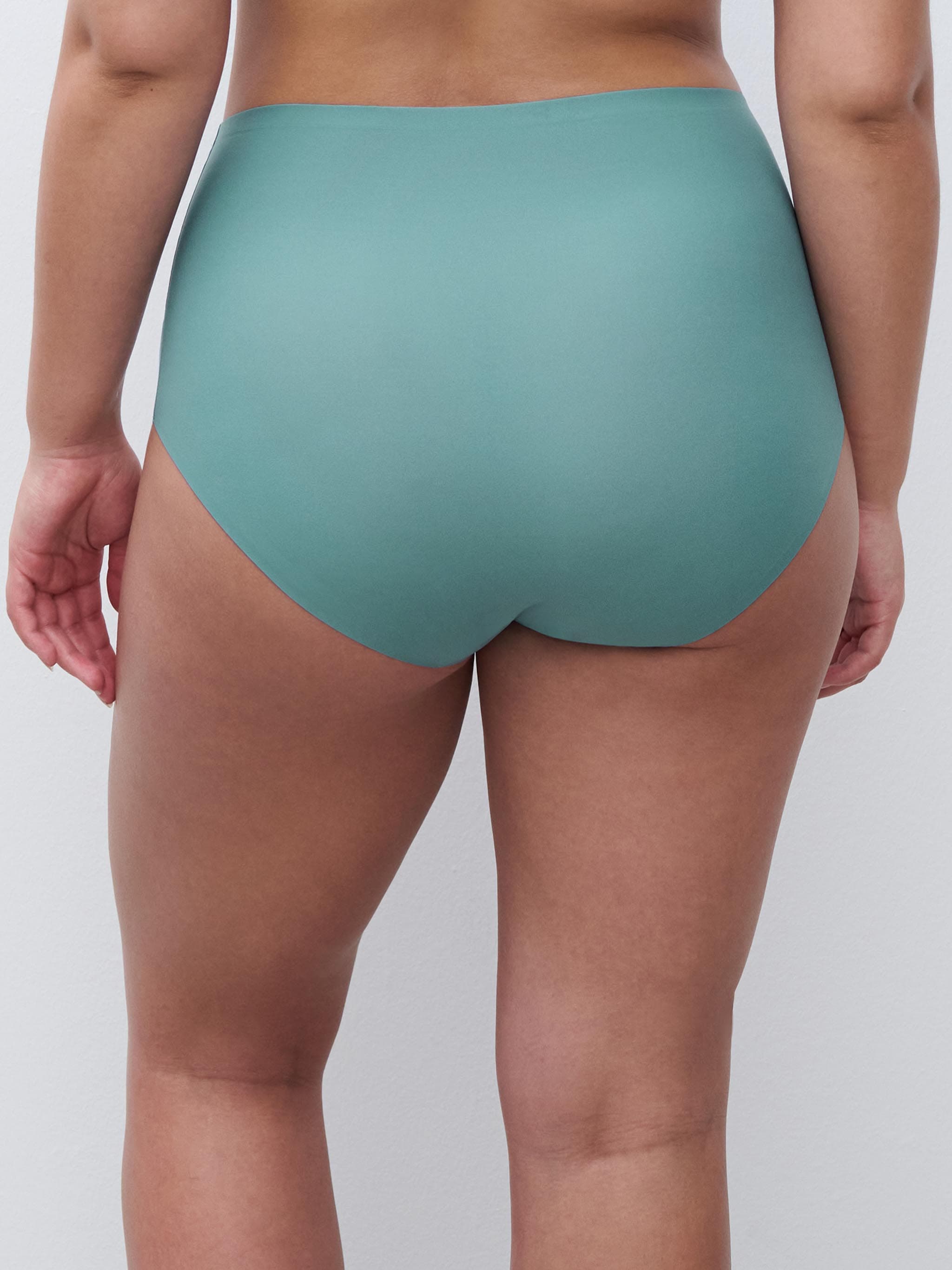Taillenslip Plussize - Pfauengrün