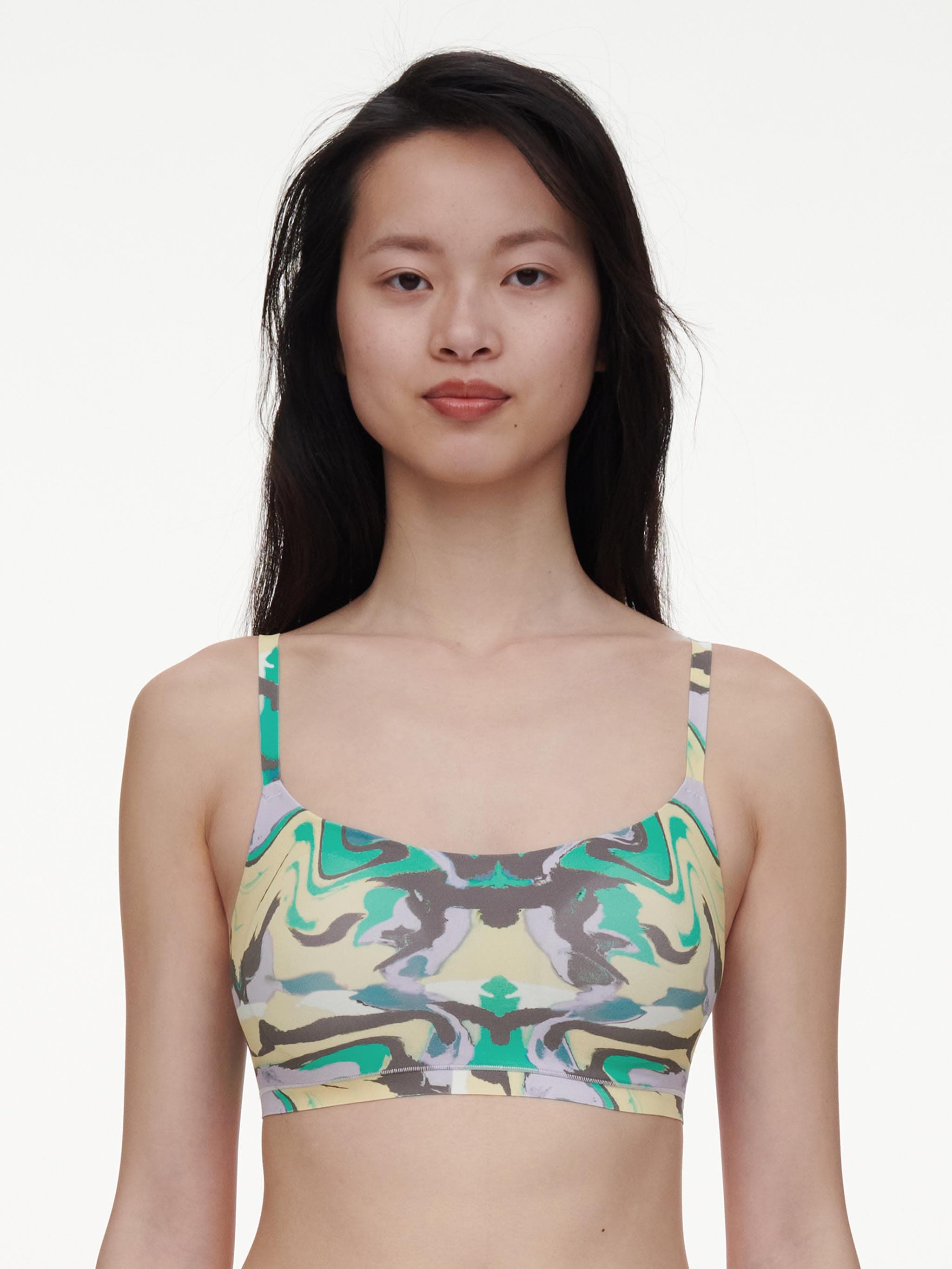 Bustier - Chromatica Waves Print