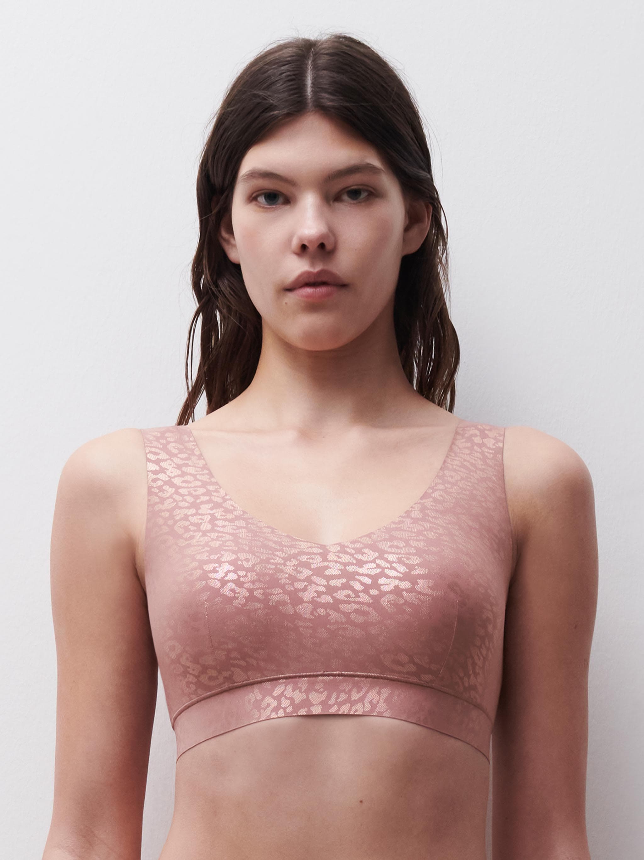 Bustier - Pink Leo Shimmer