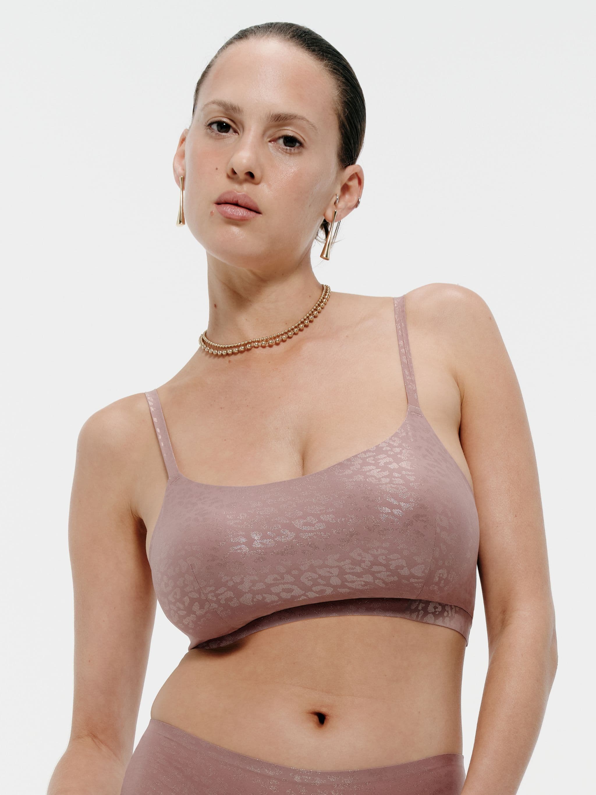 Bustier - Pink Leo Shimmer
