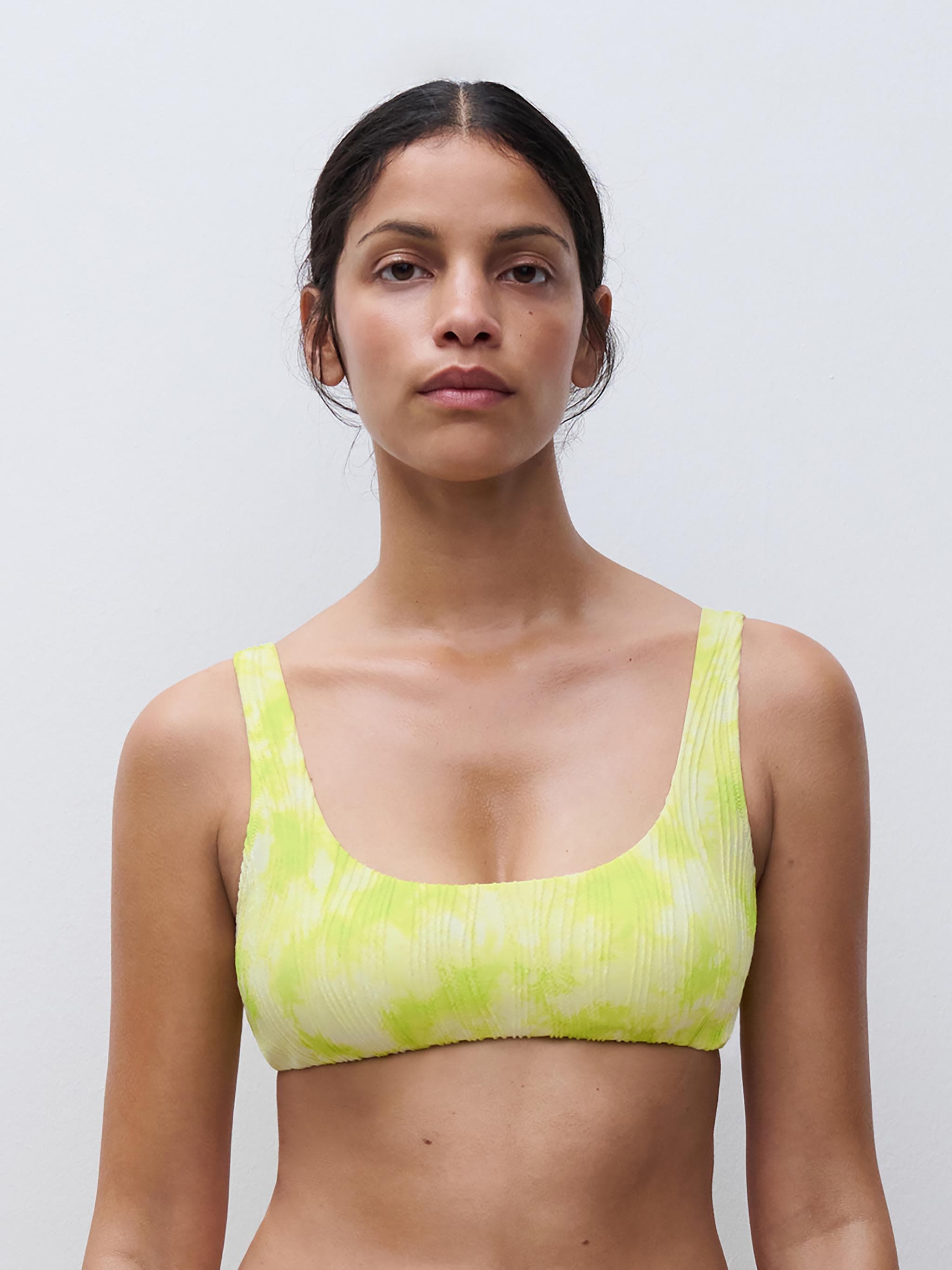 Bügelloser Bikini BH - Splash Lime