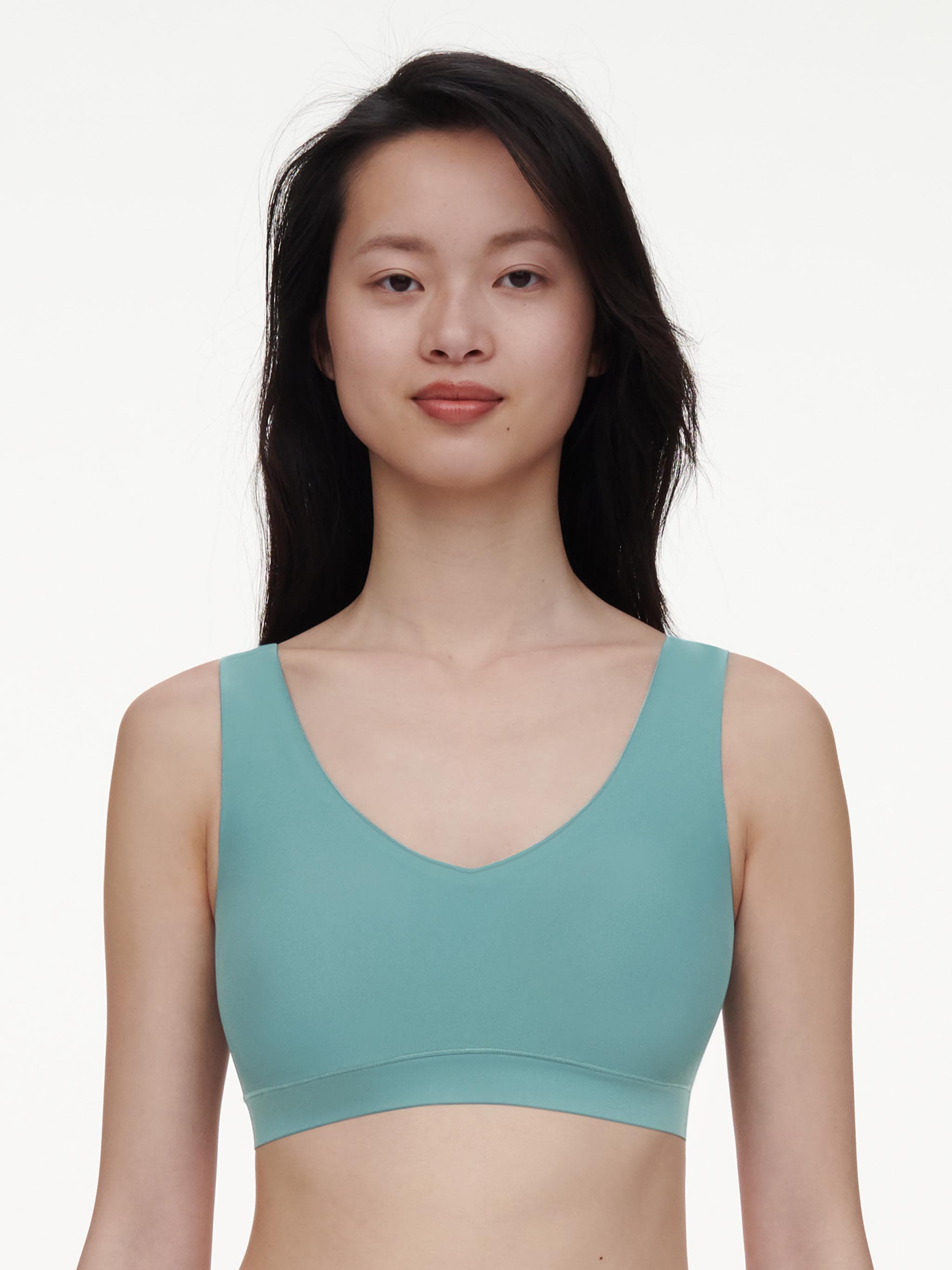 Bustier - Pfauengrün