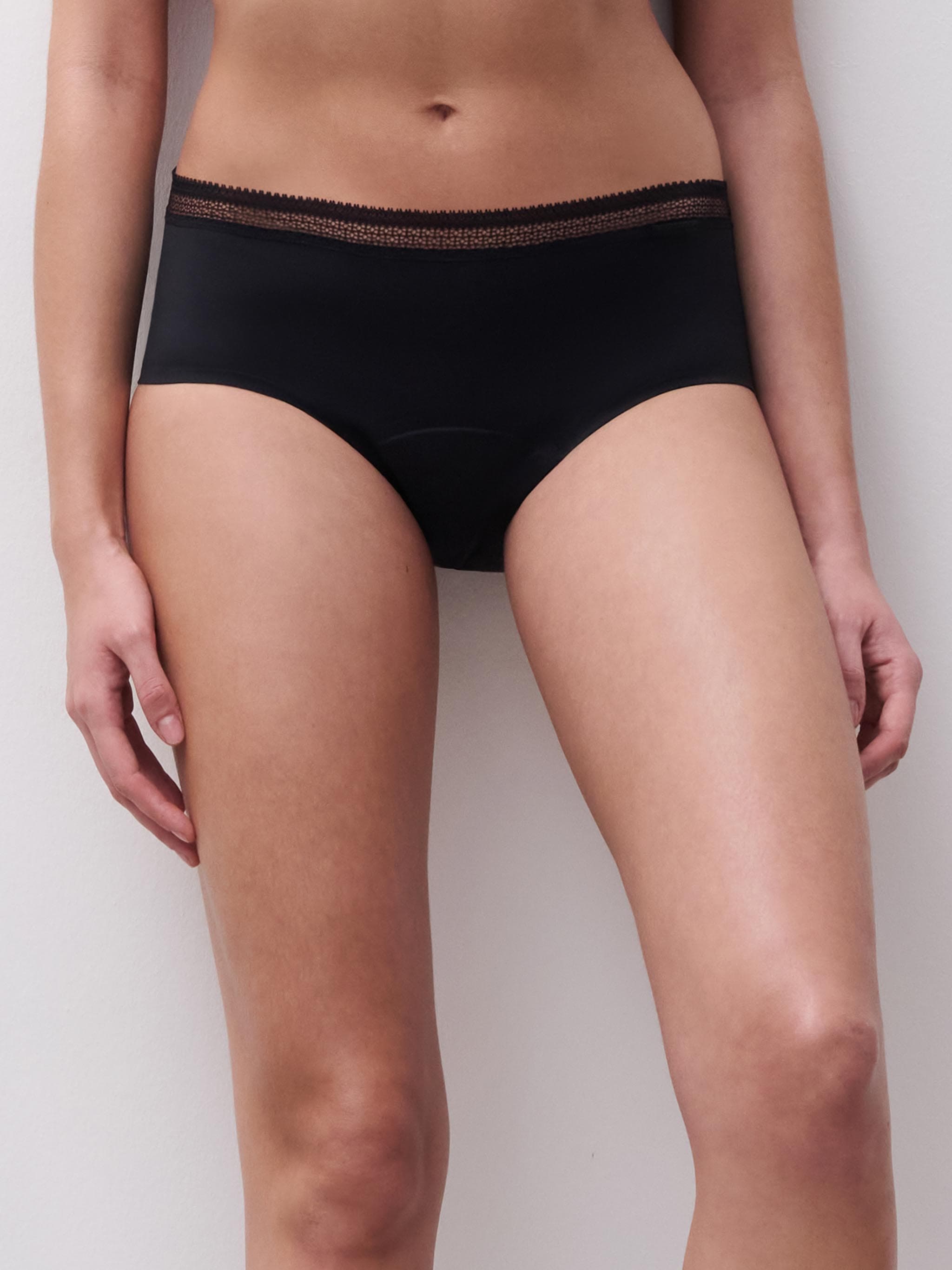 Periodenunterwäsche Shorty - Schwarz