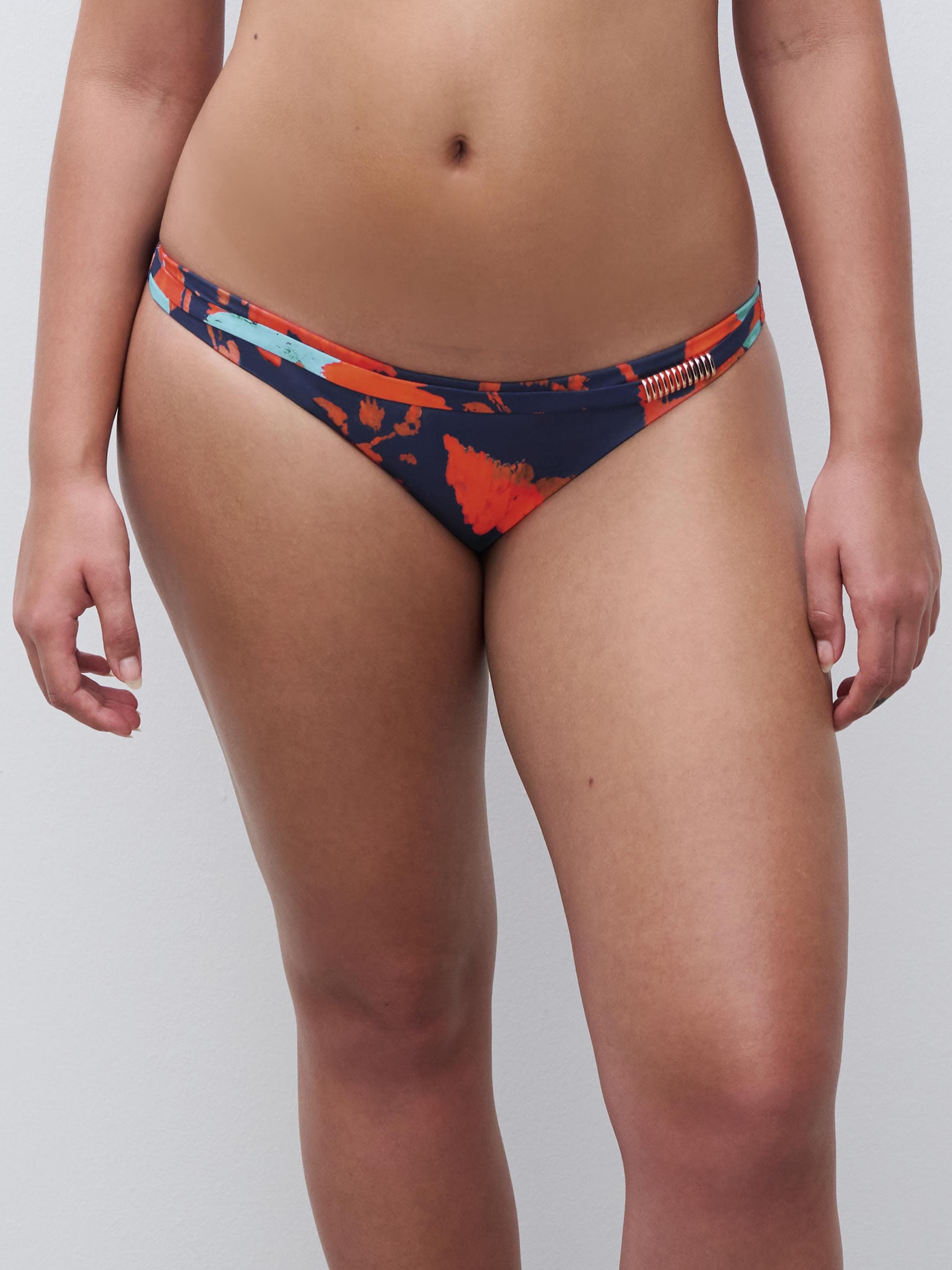 Bikini Slip - Ink Flowers