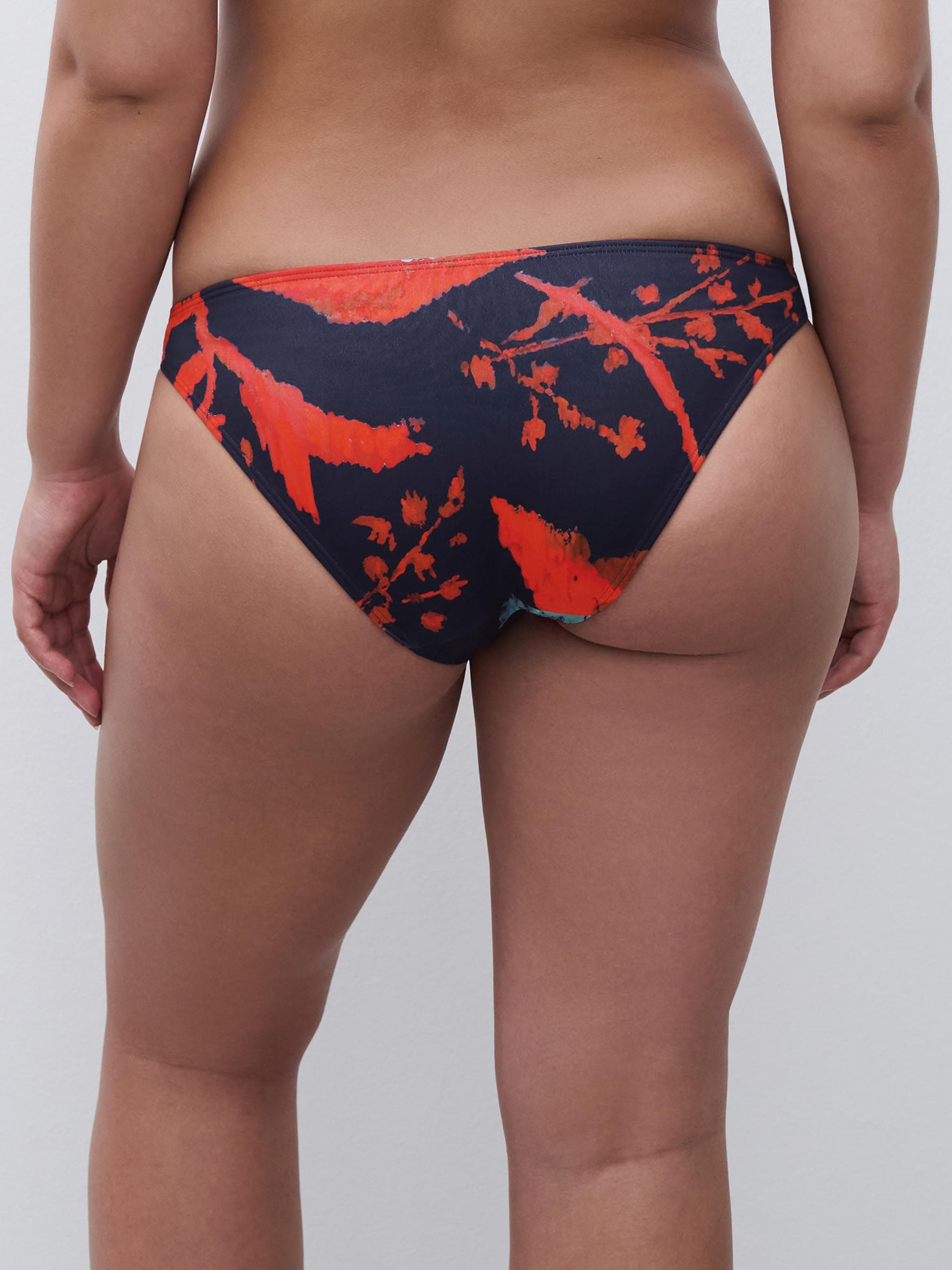 Bikini Slip - Ink Flowers