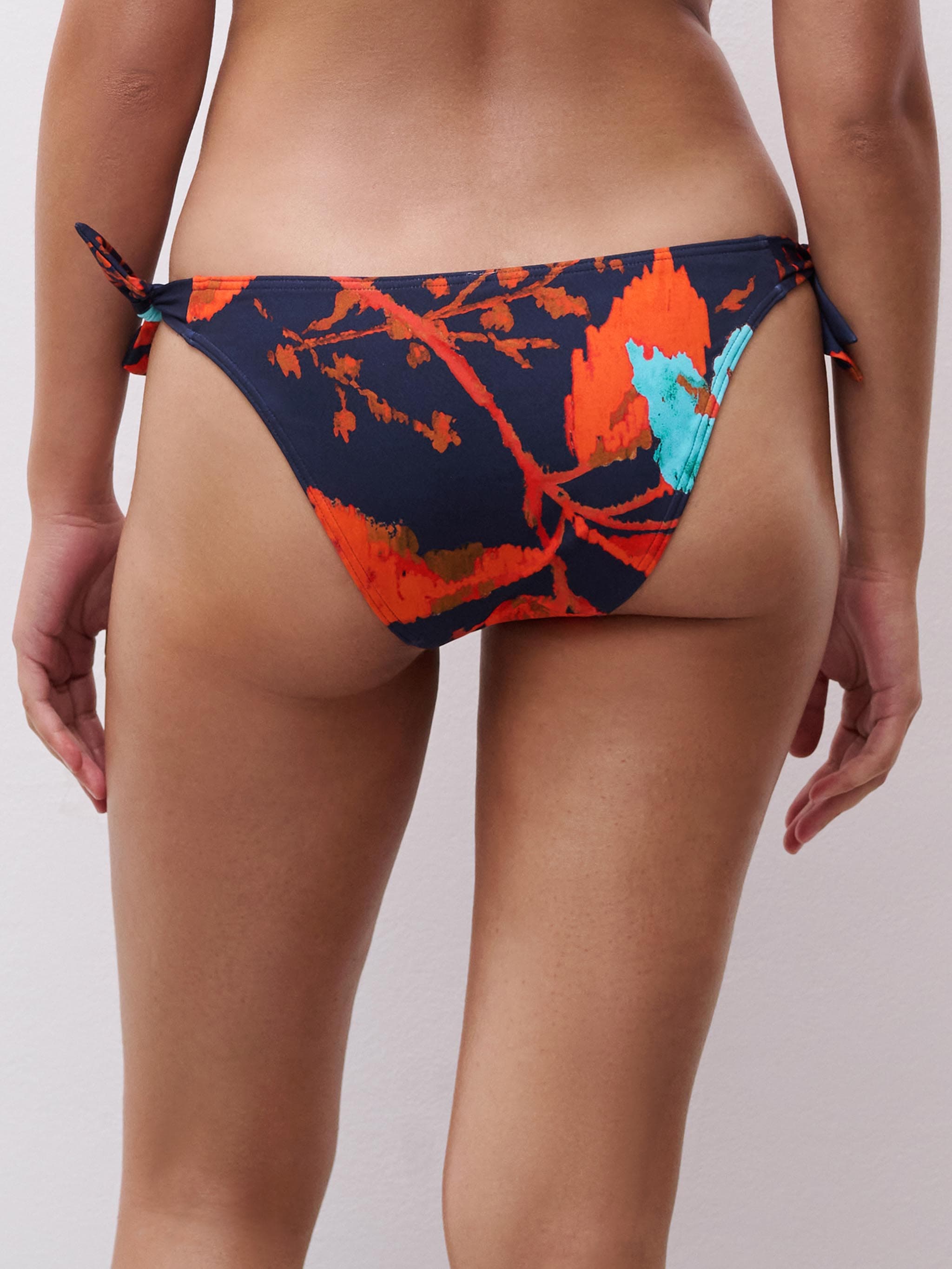Bikini Slip - Ink Flowers