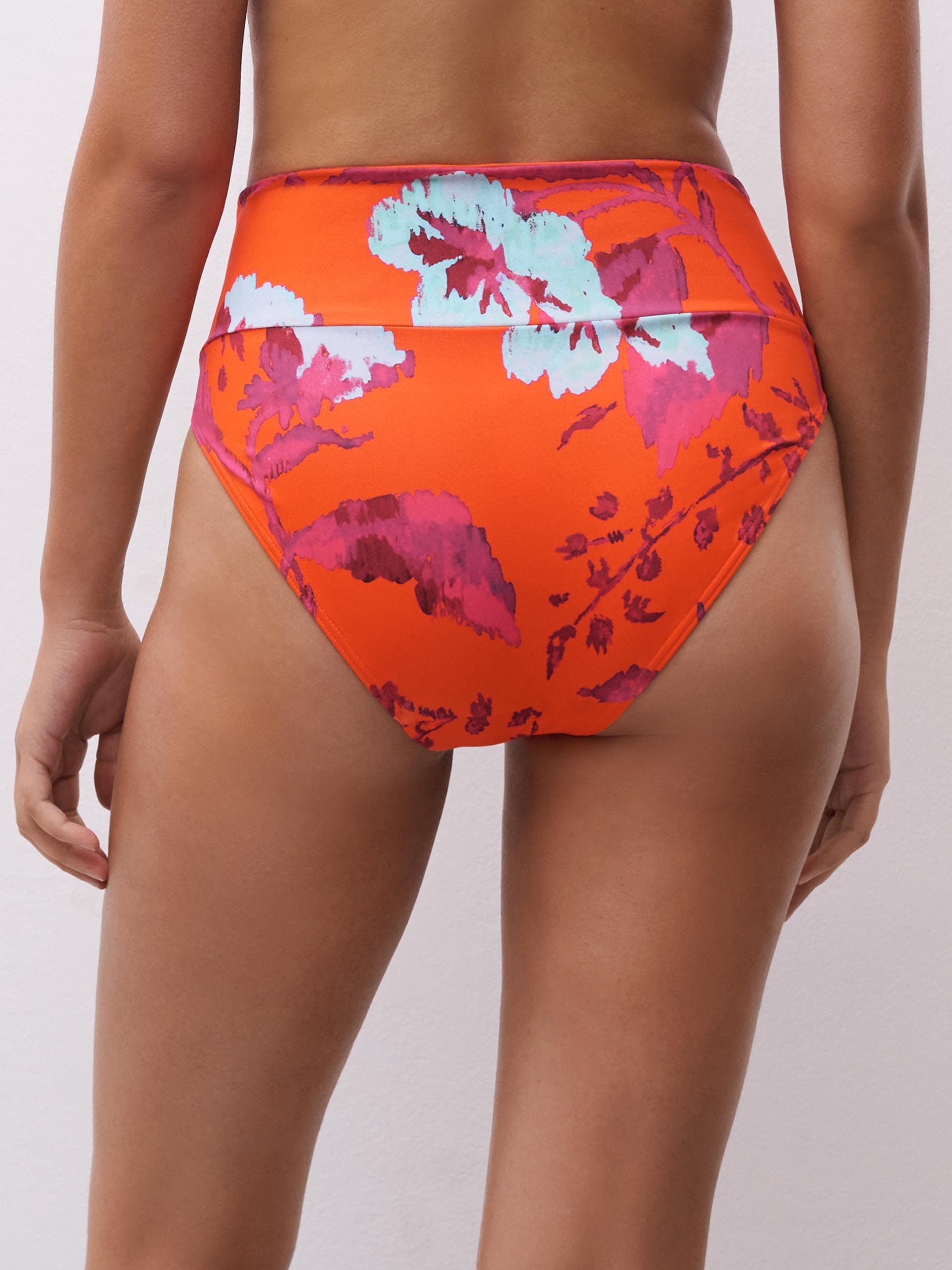 Bikini Taillenslip - Painted Flowers
