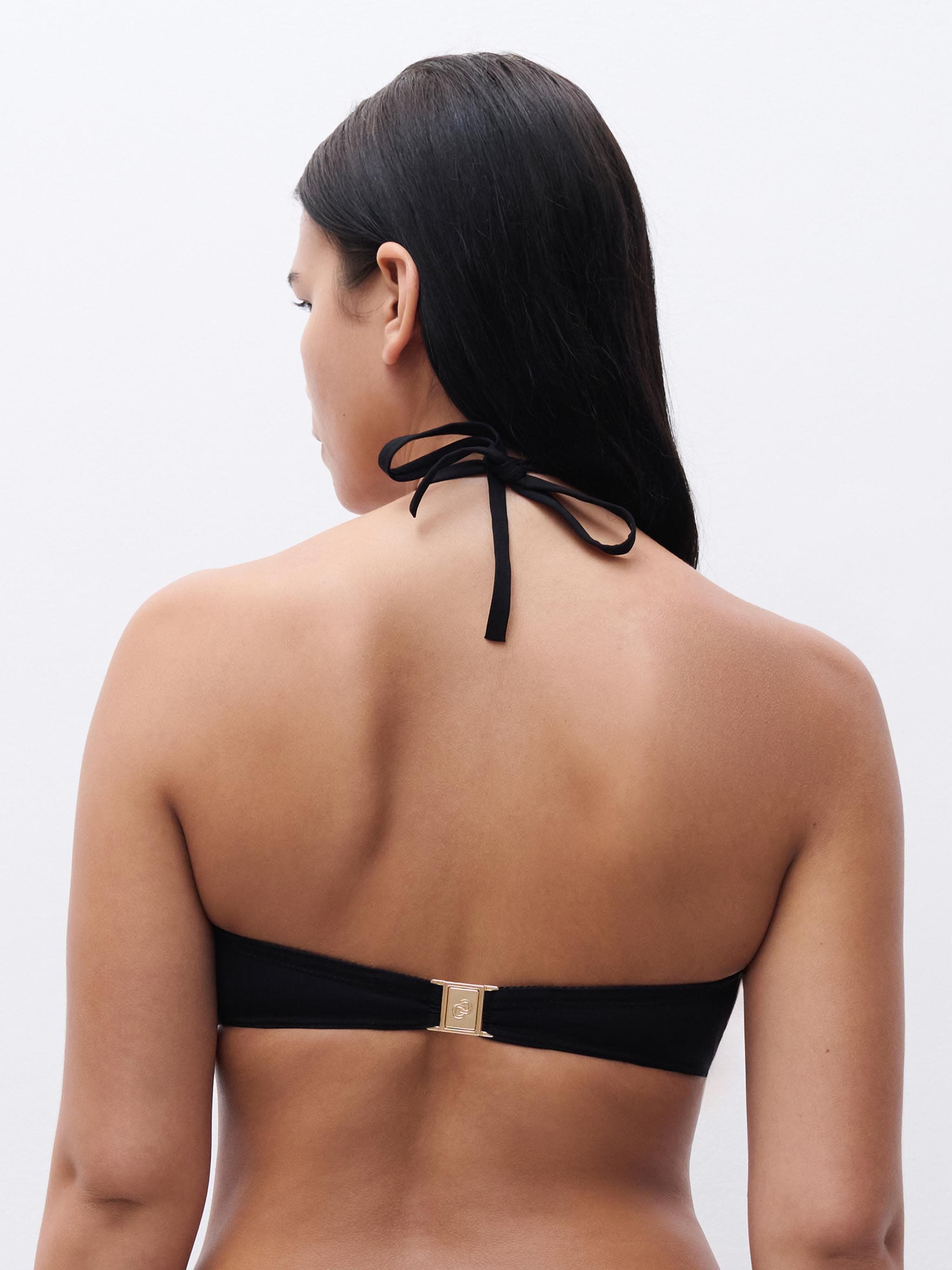 Bikini Bandeau BH - Schwarz