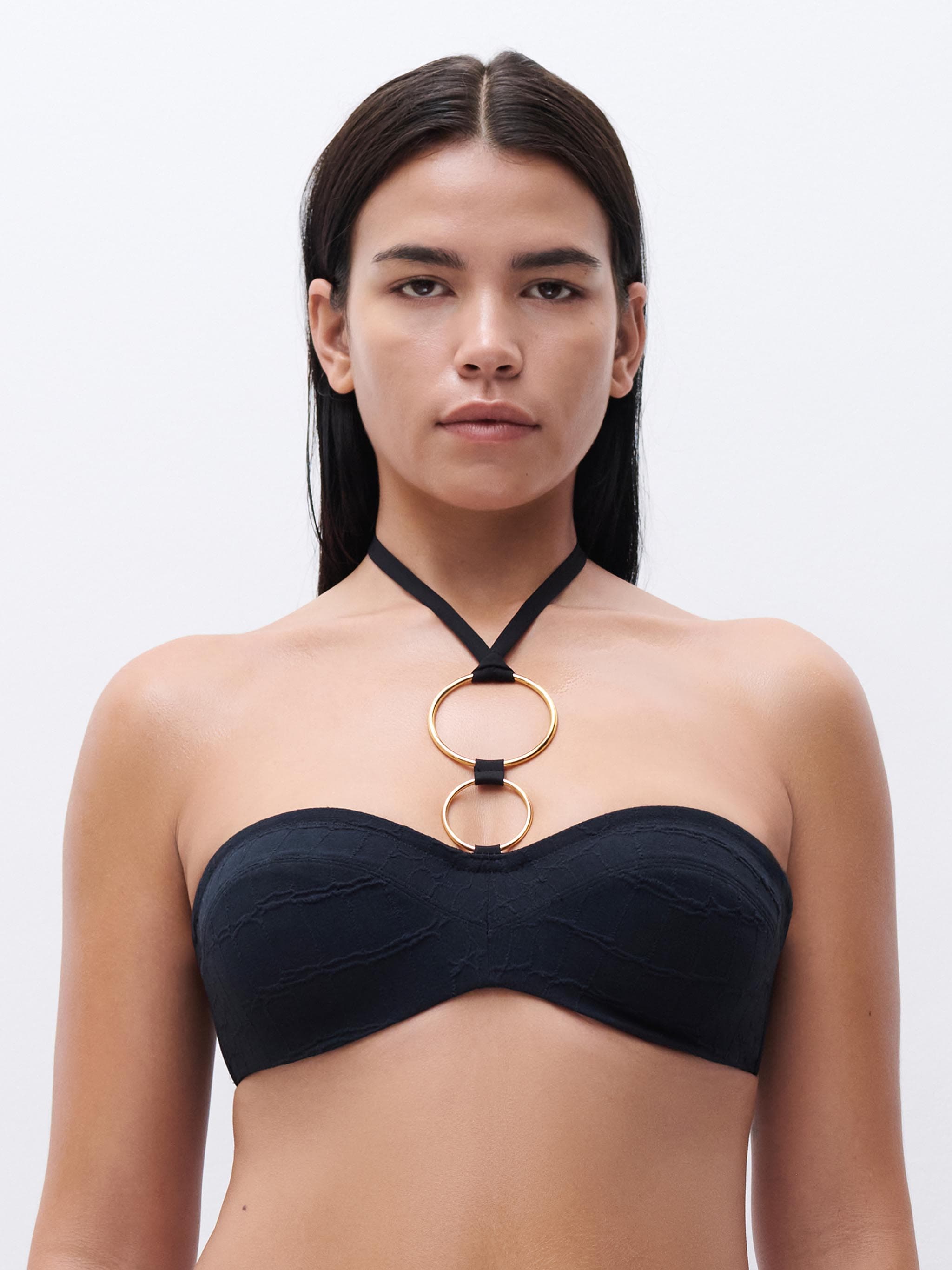 Bikini Bandeau BH - Schwarz
