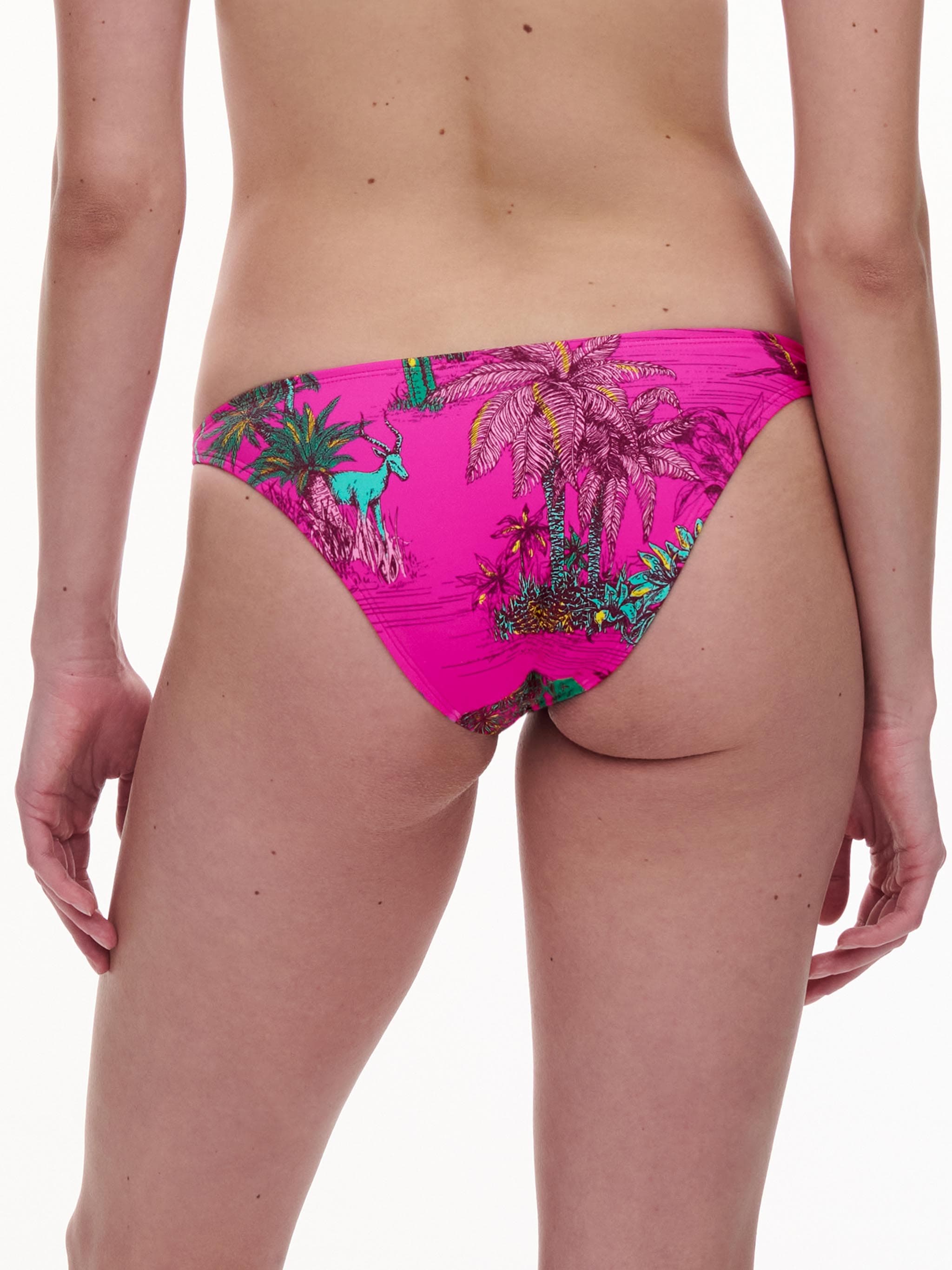 Bikini Slip - Pink Jungle