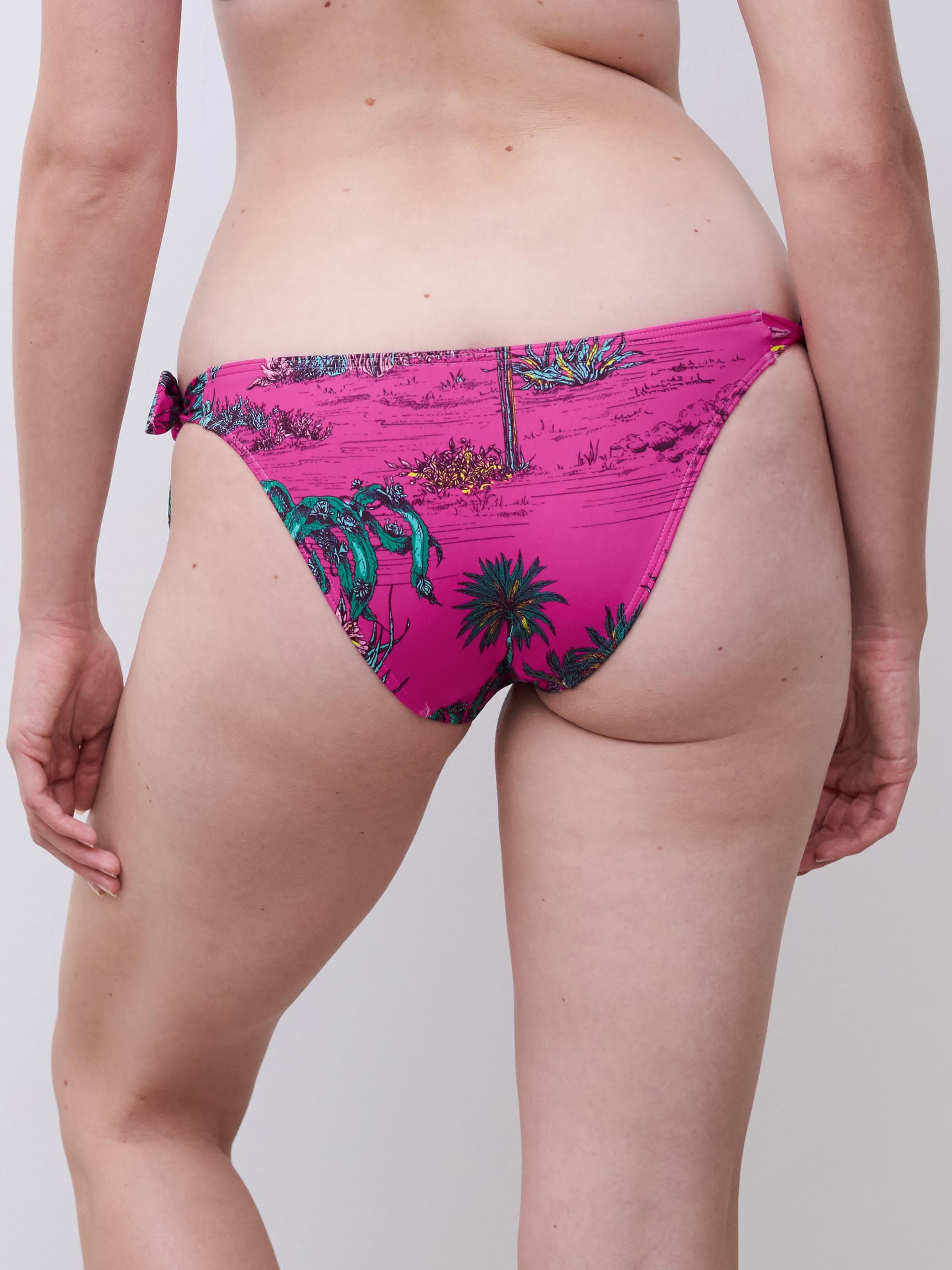 Bikini Slip - Pink Jungle