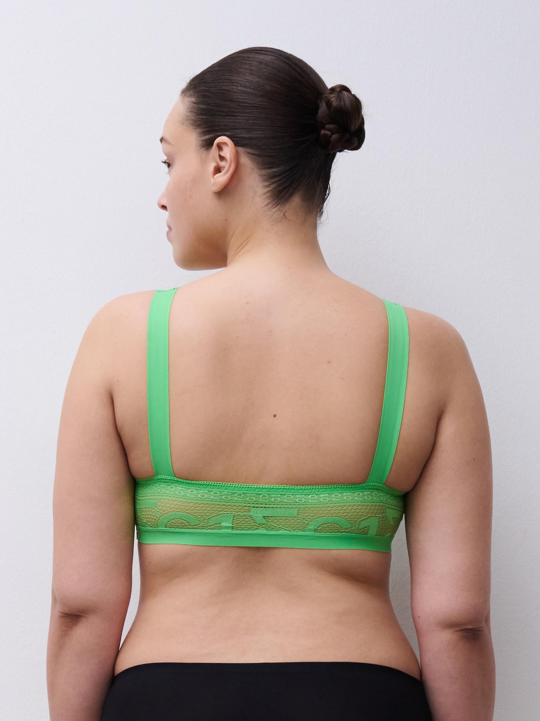Bügelloser BH - Giftgrün
