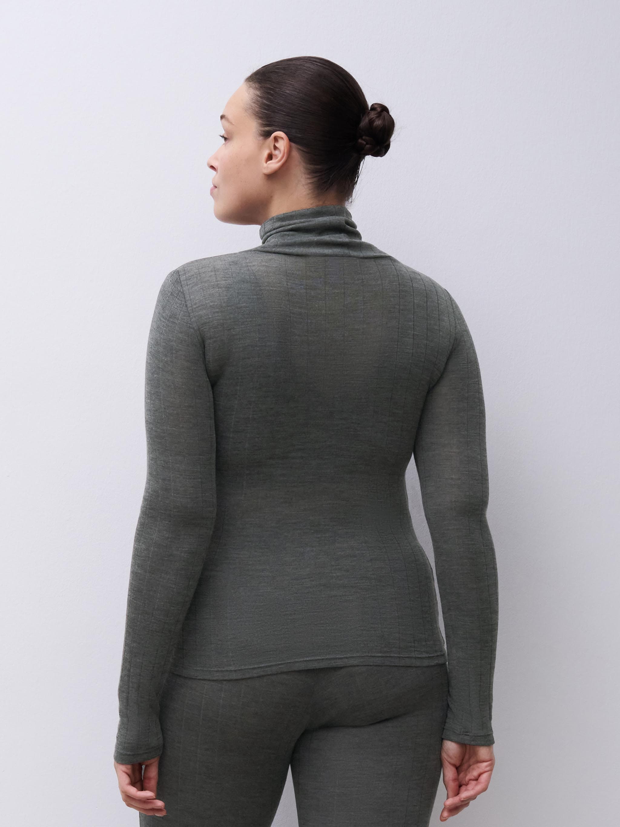 Langarmshirt - Slate Grau