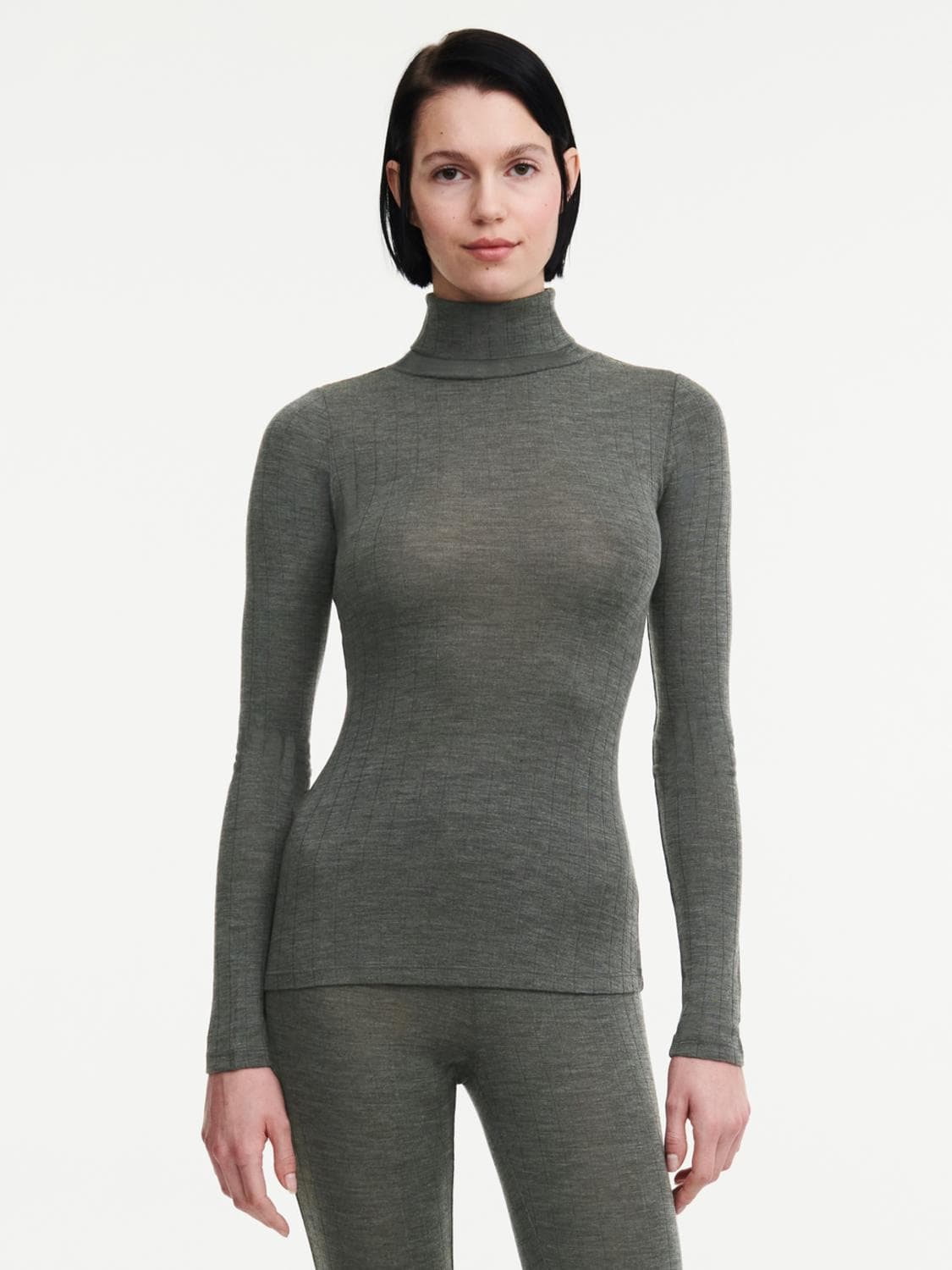 Langarmshirt - Slate Grau