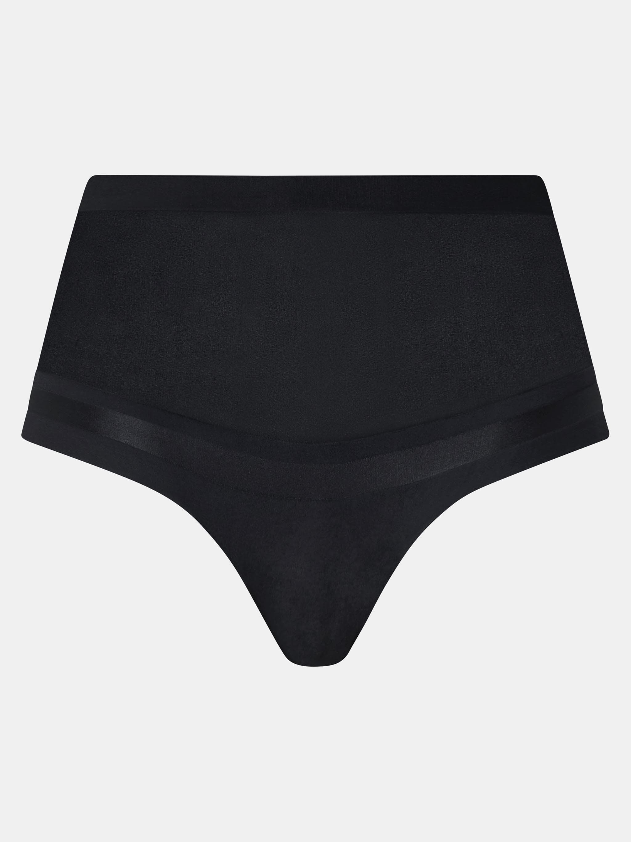 Shapewear High Waist Tanga - Schwarz