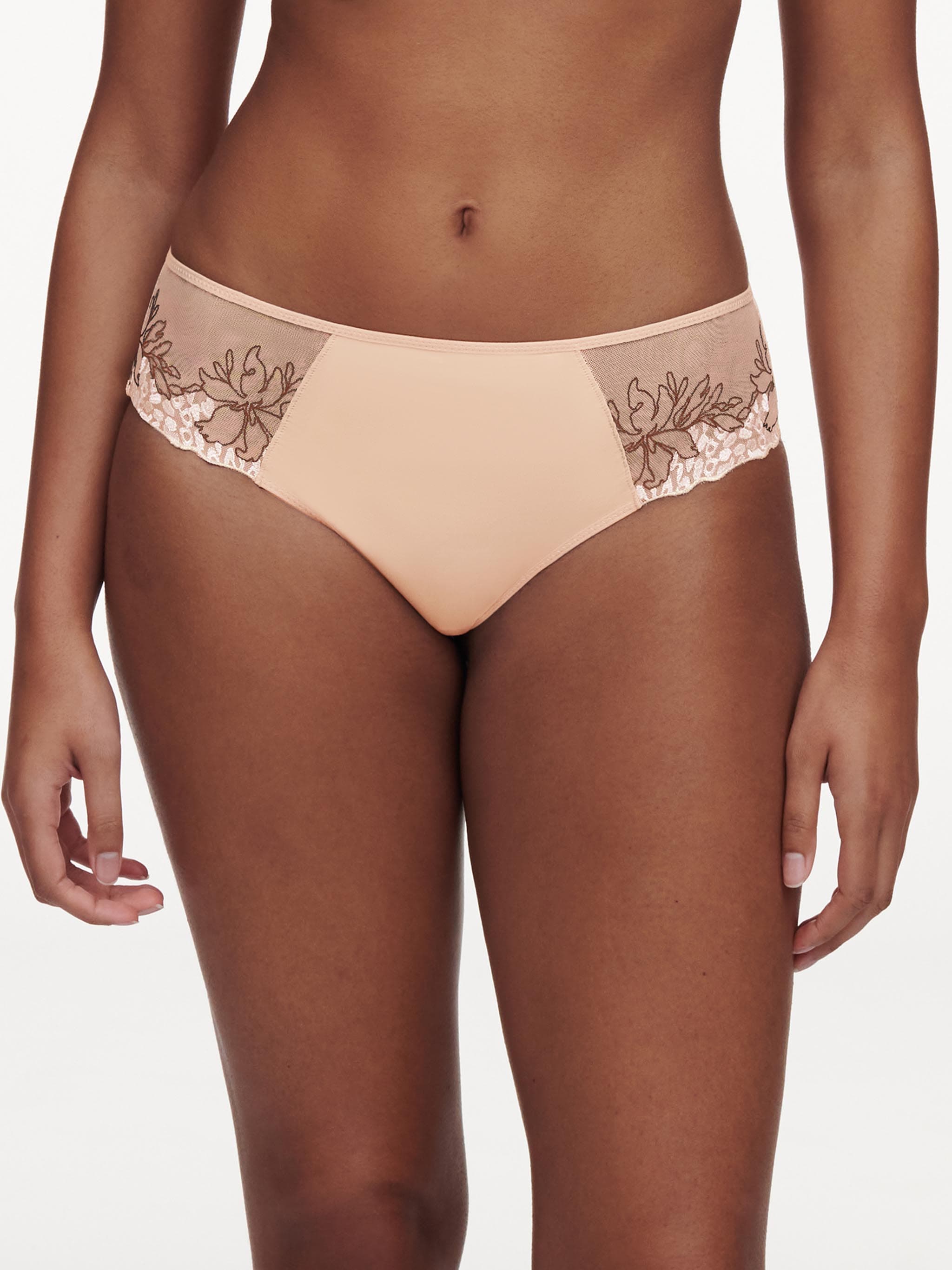 Shorty - Clay nude / Schwarz