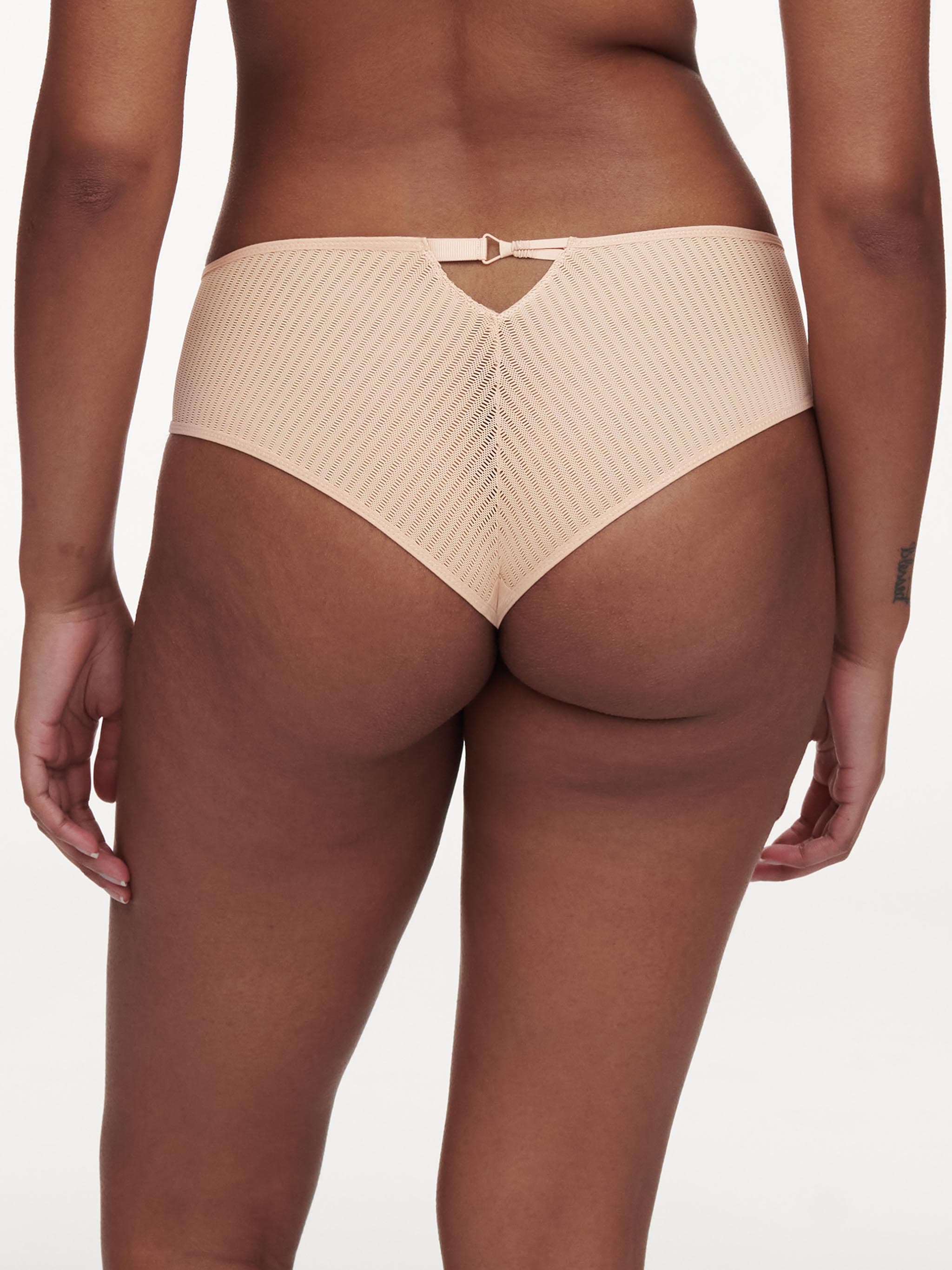 Shorty - Clay nude / Schwarz
