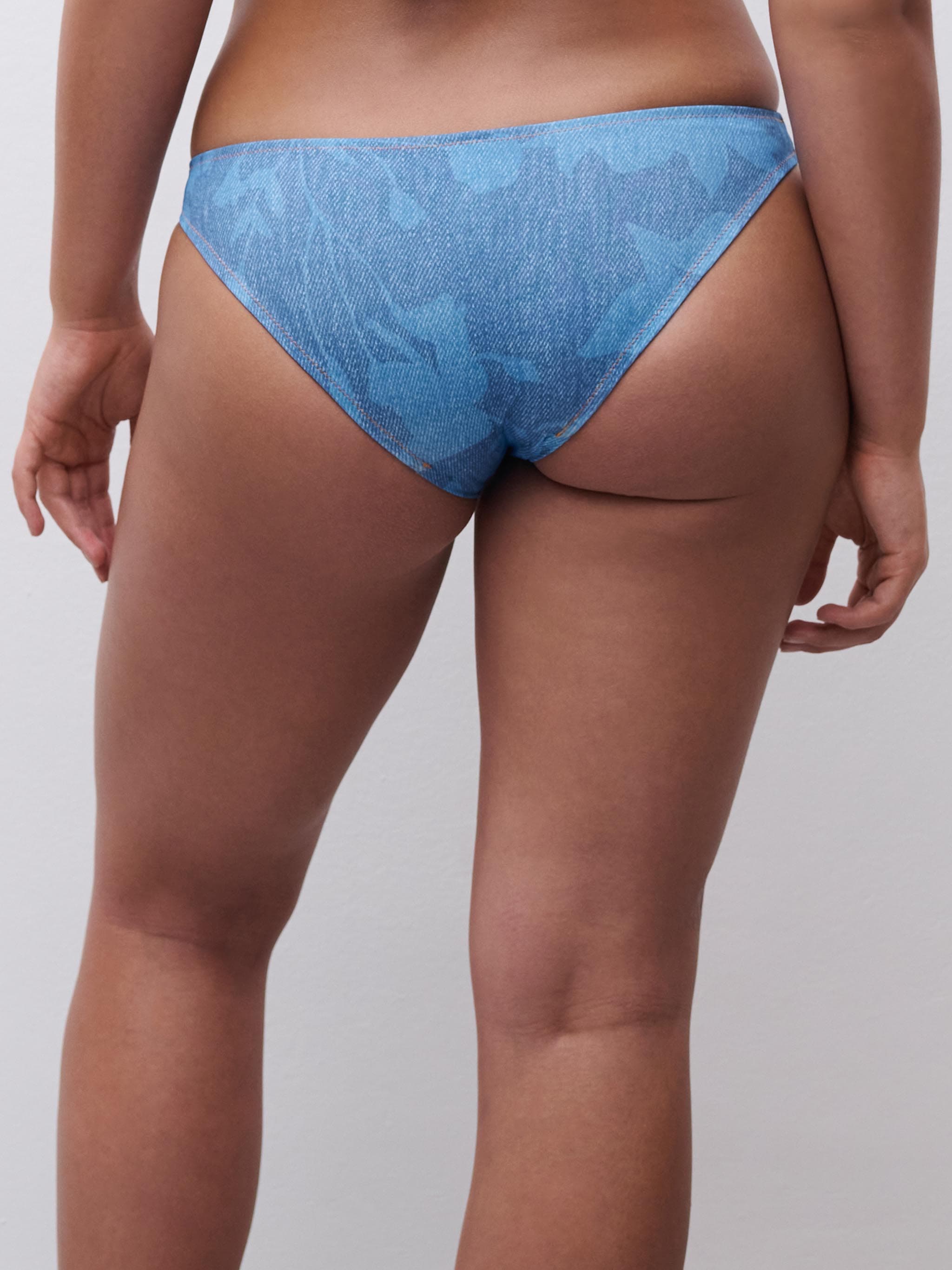 Bikini Slip - Denim Print