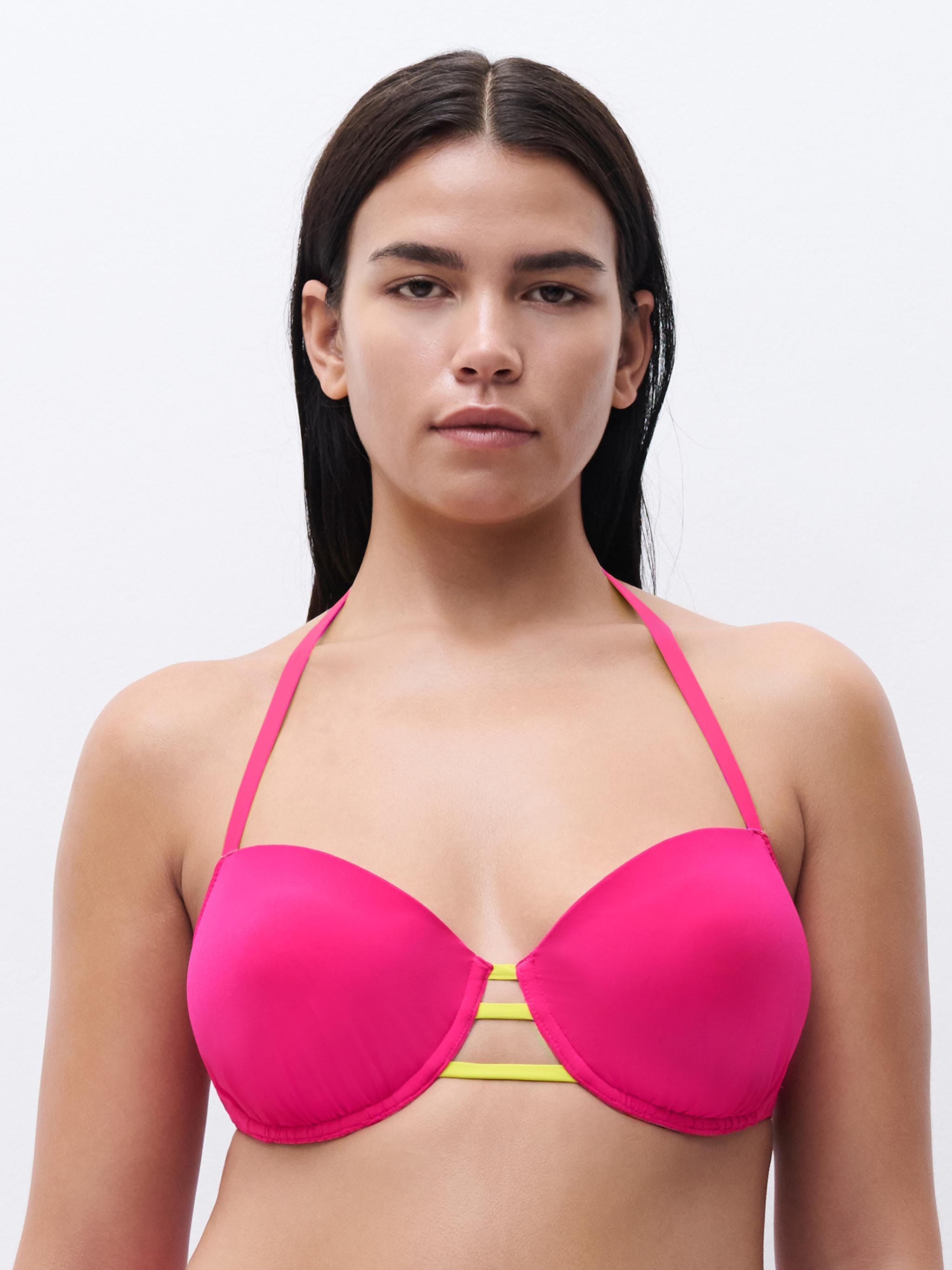 Bikini T-Shirt BH - Himbeere
