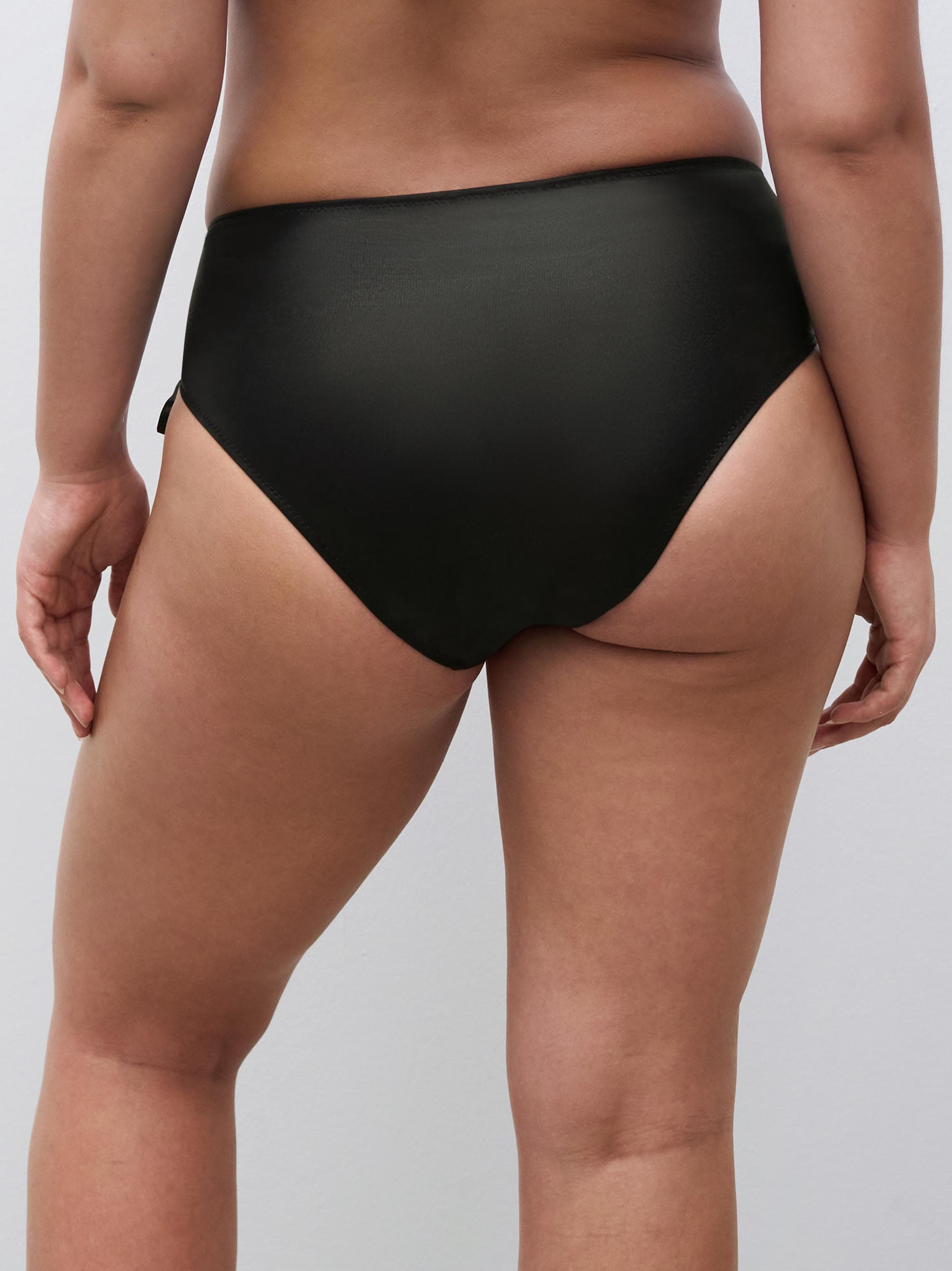 Bikini Taillenslip - Schwarz