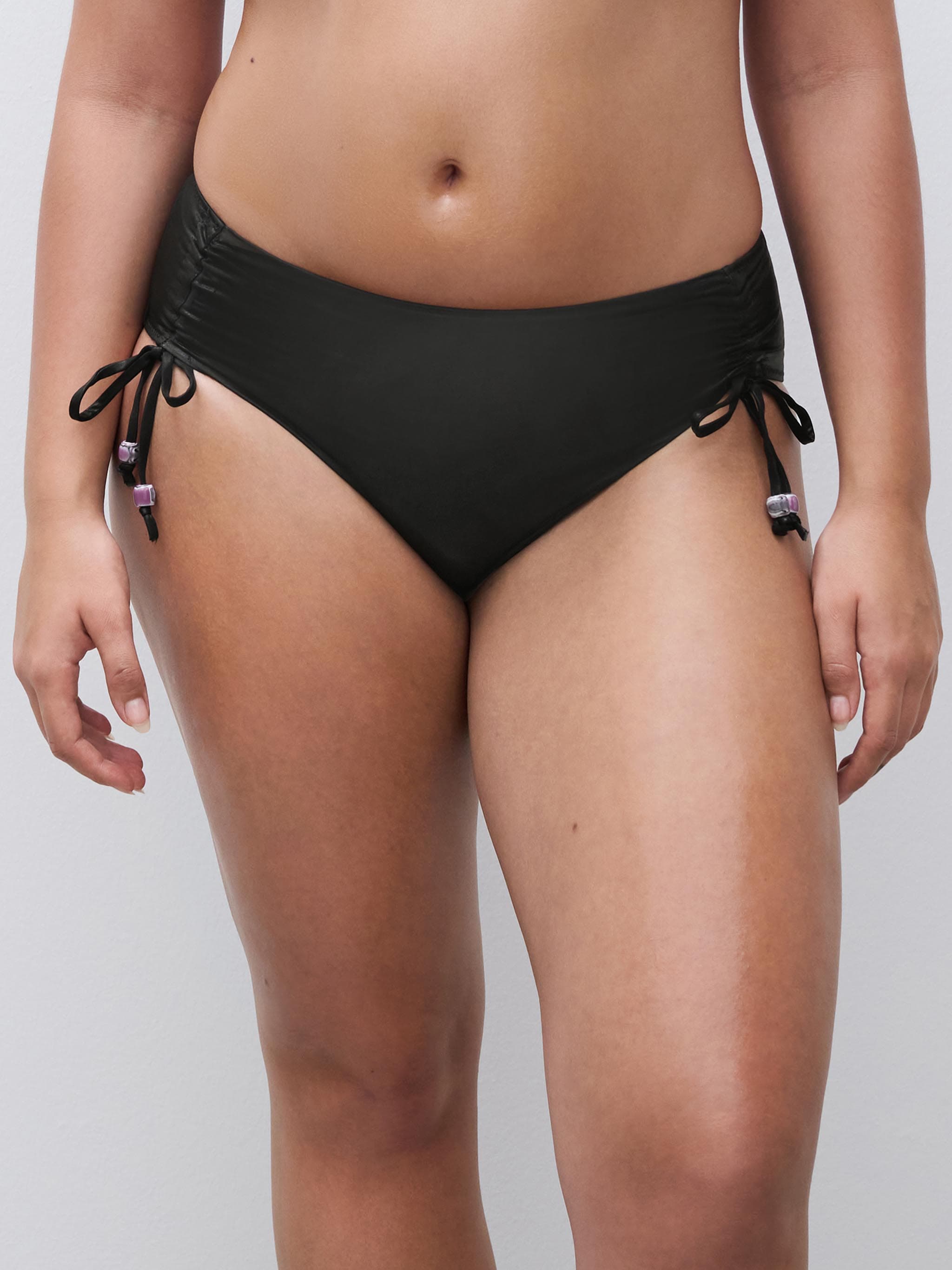 Bikini Taillenslip - Schwarz