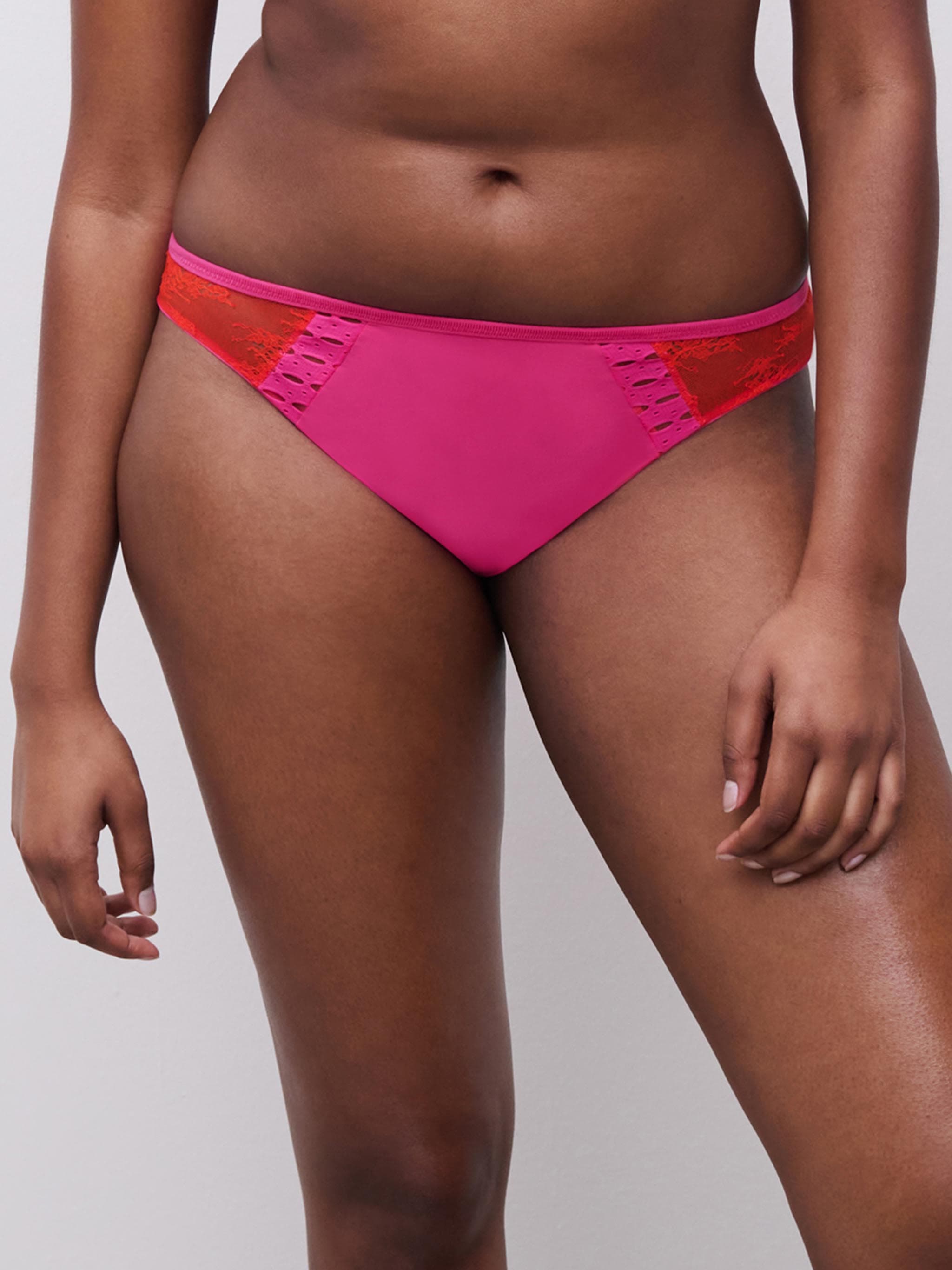 Slip - Flammenrot / Fuchsia Lila