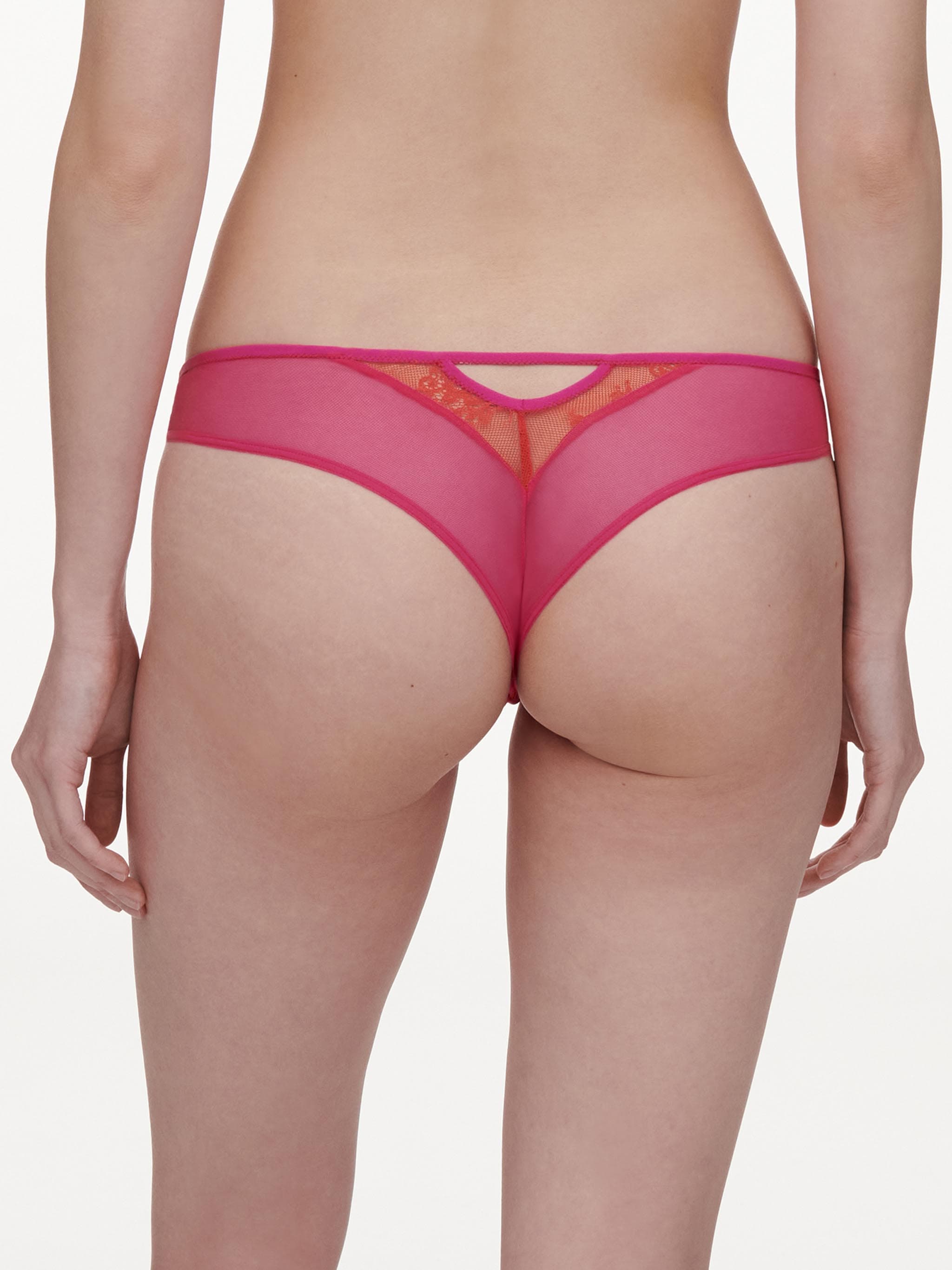 Tanga - Flammenrot / Fuchsia Lila