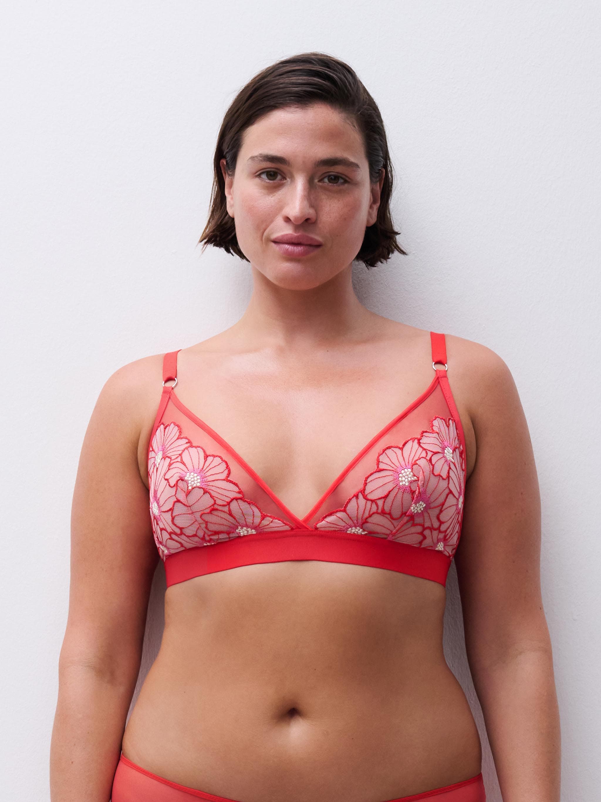 Bügelloser BH - Extravagante Blume