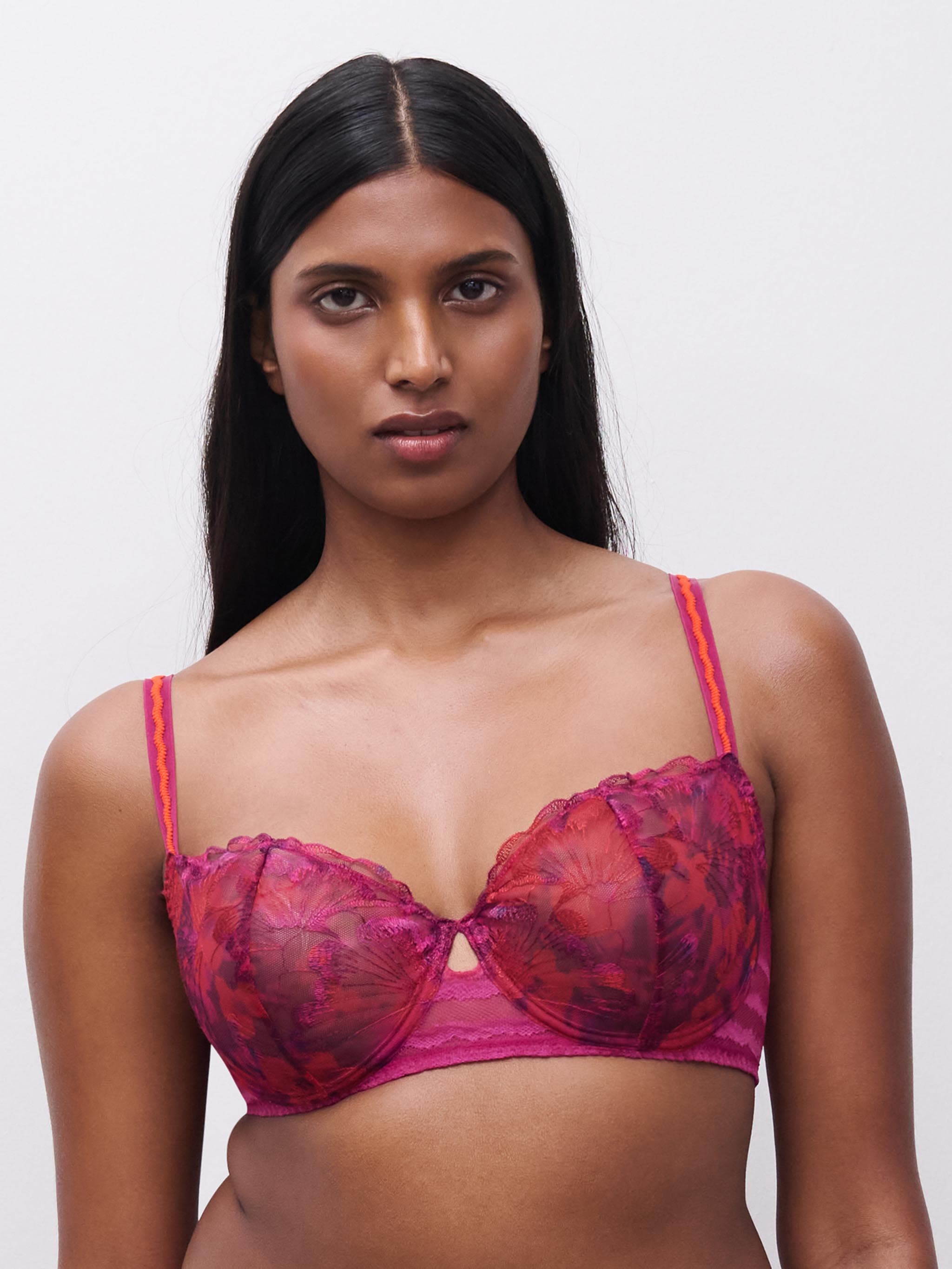 Balconette BH - Dark Fushia Mehrfarbig