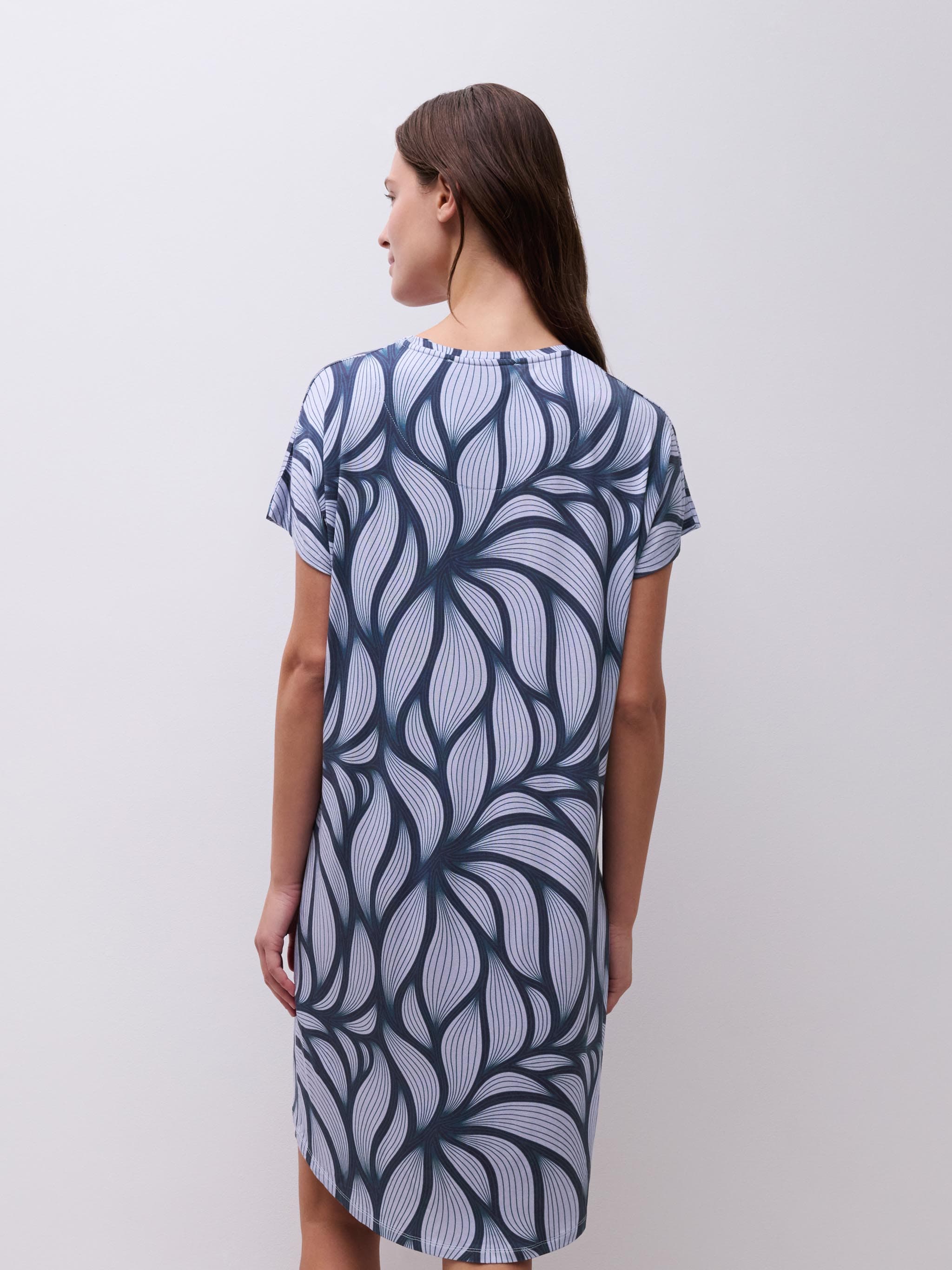 Nachthemd - Blue petal