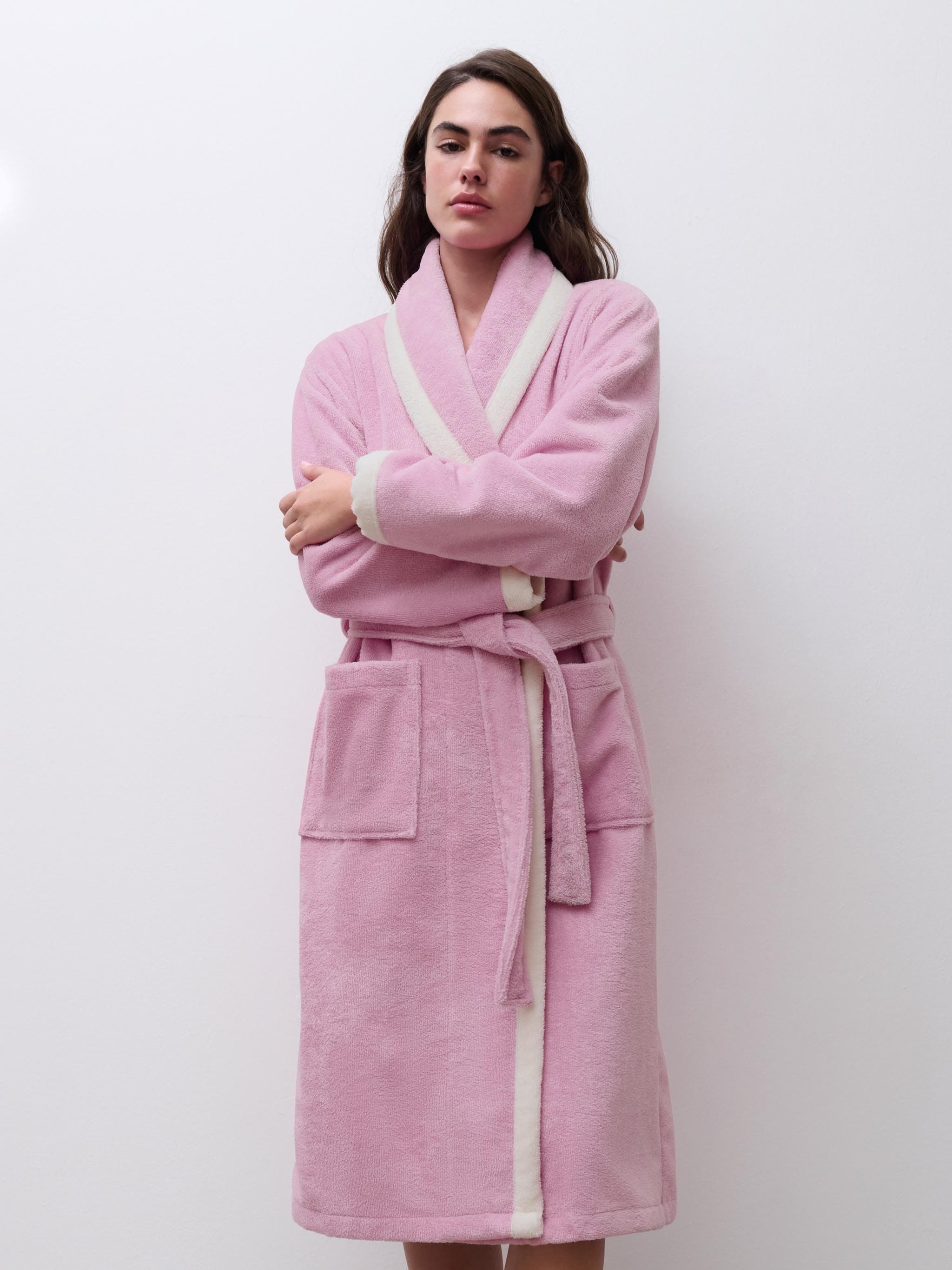 Bademantel - Rose Mauve