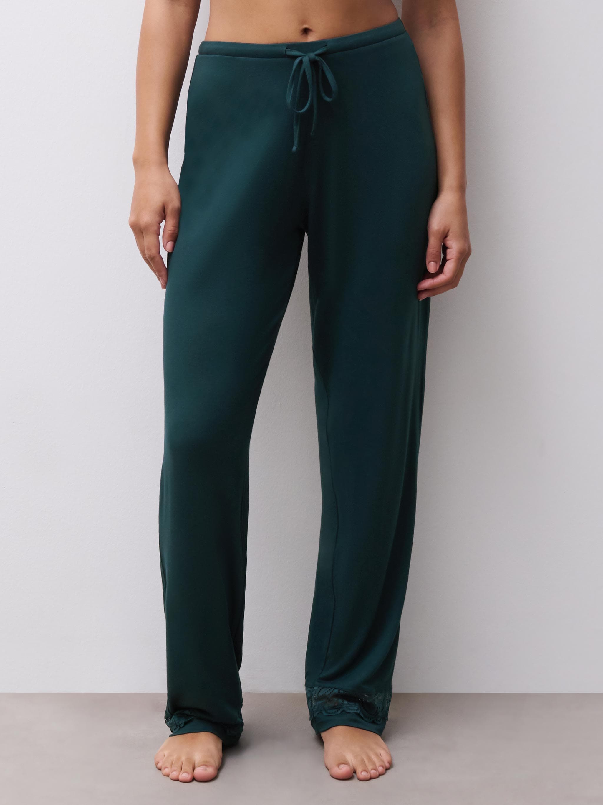 Lange Hose - Edengrün