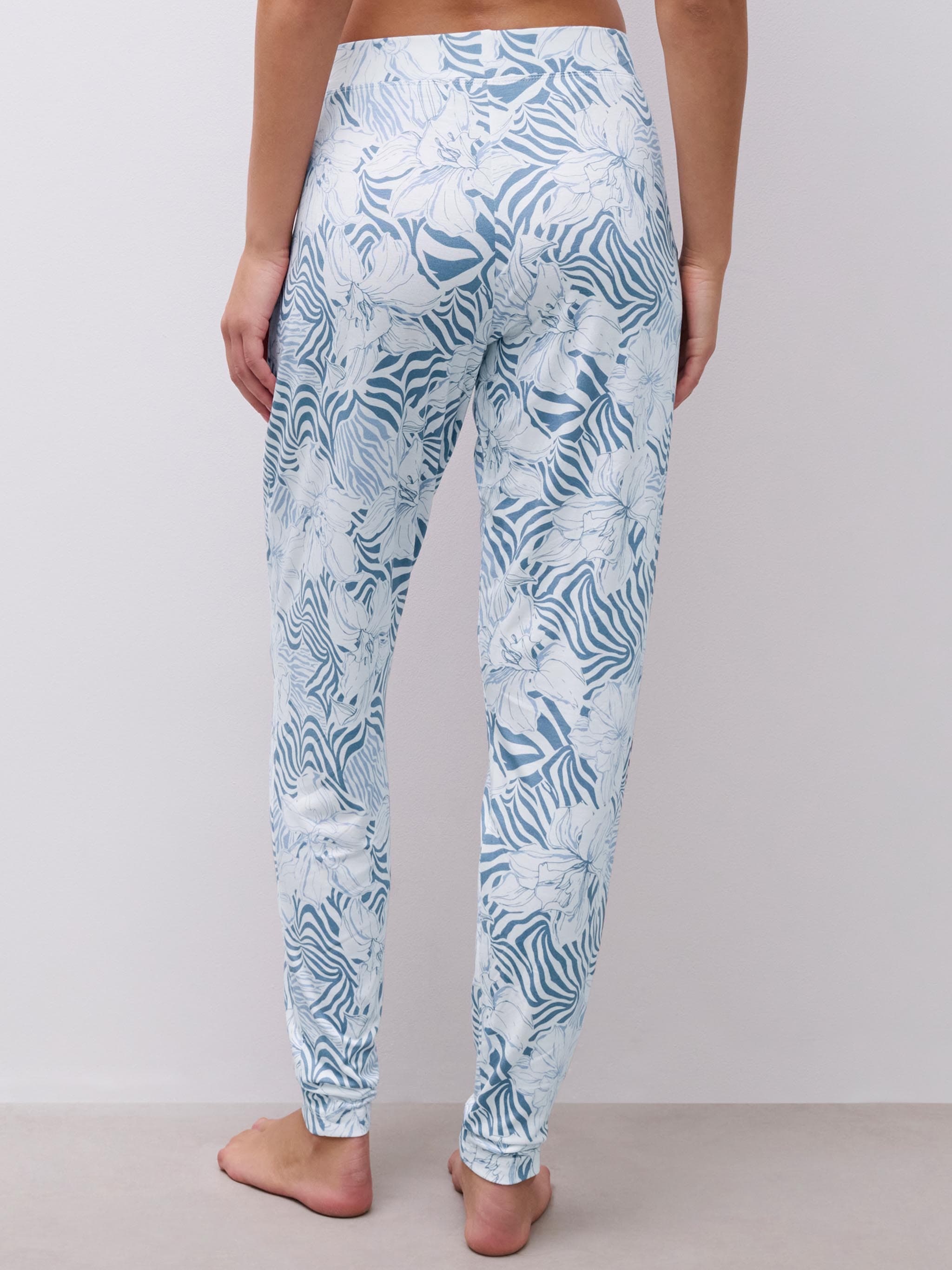 Lange Hose - Pastell Blumen