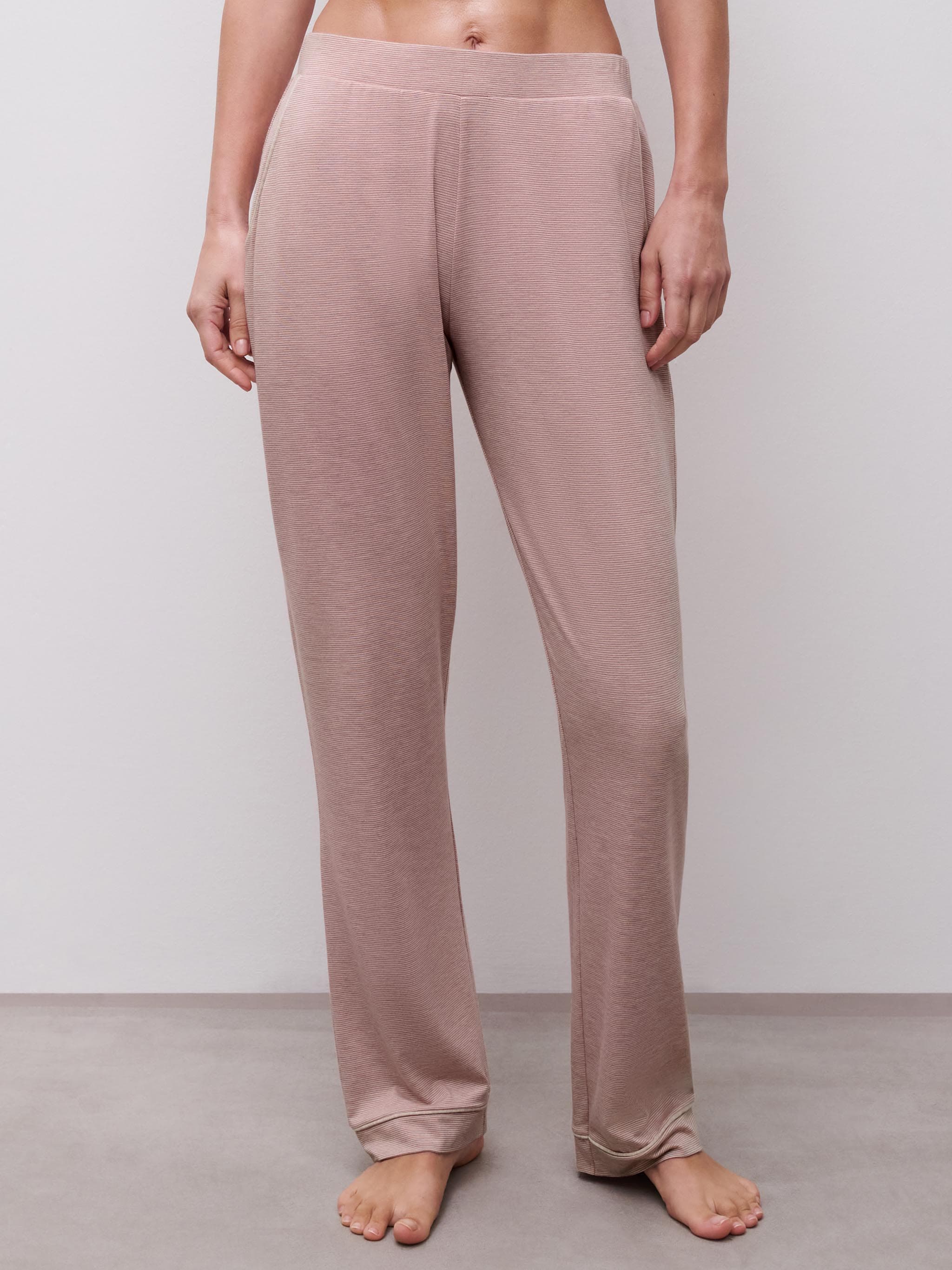 Lange Hose - Parchment / Blush