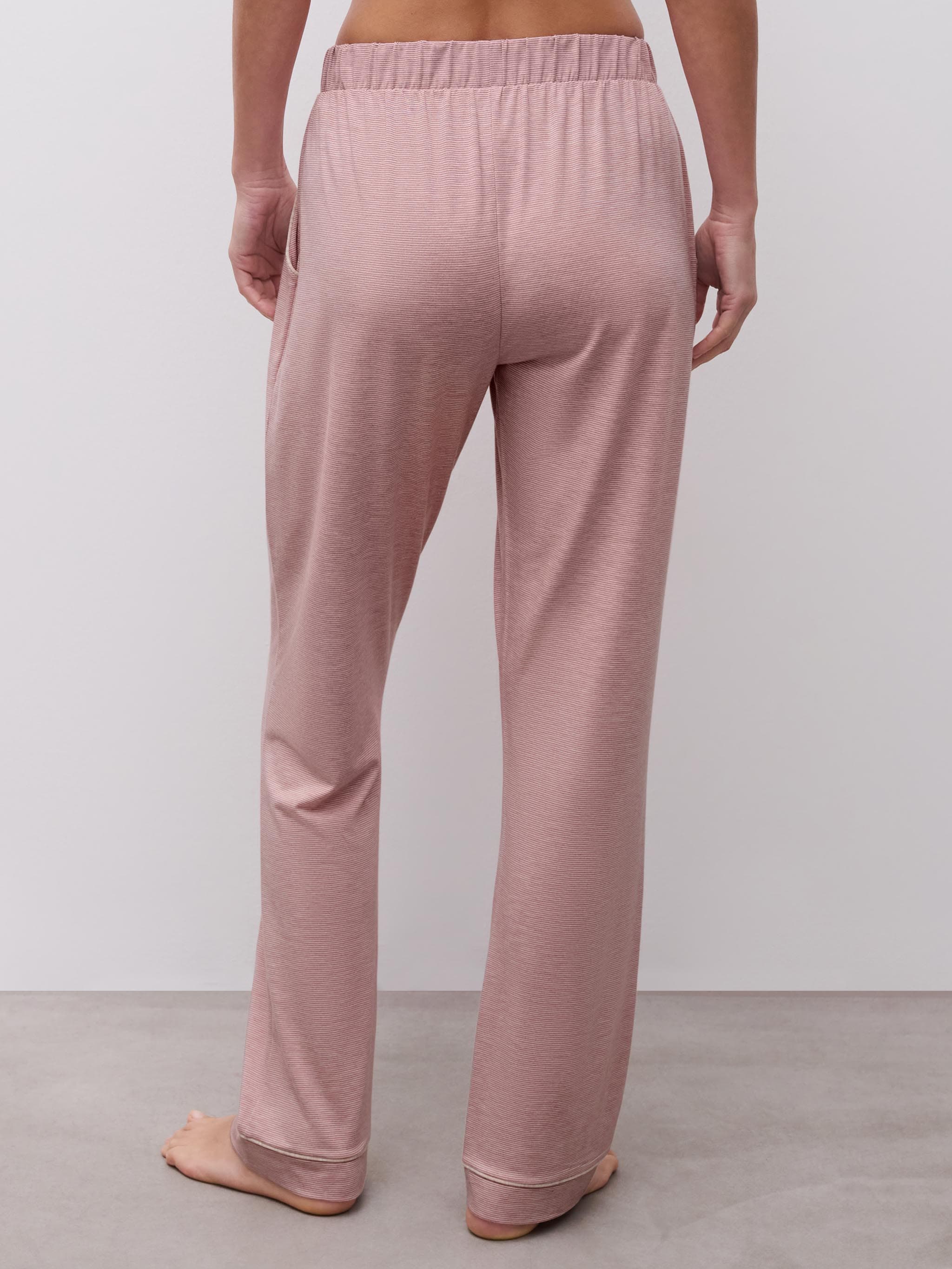 Lange Hose - Parchment / Blush