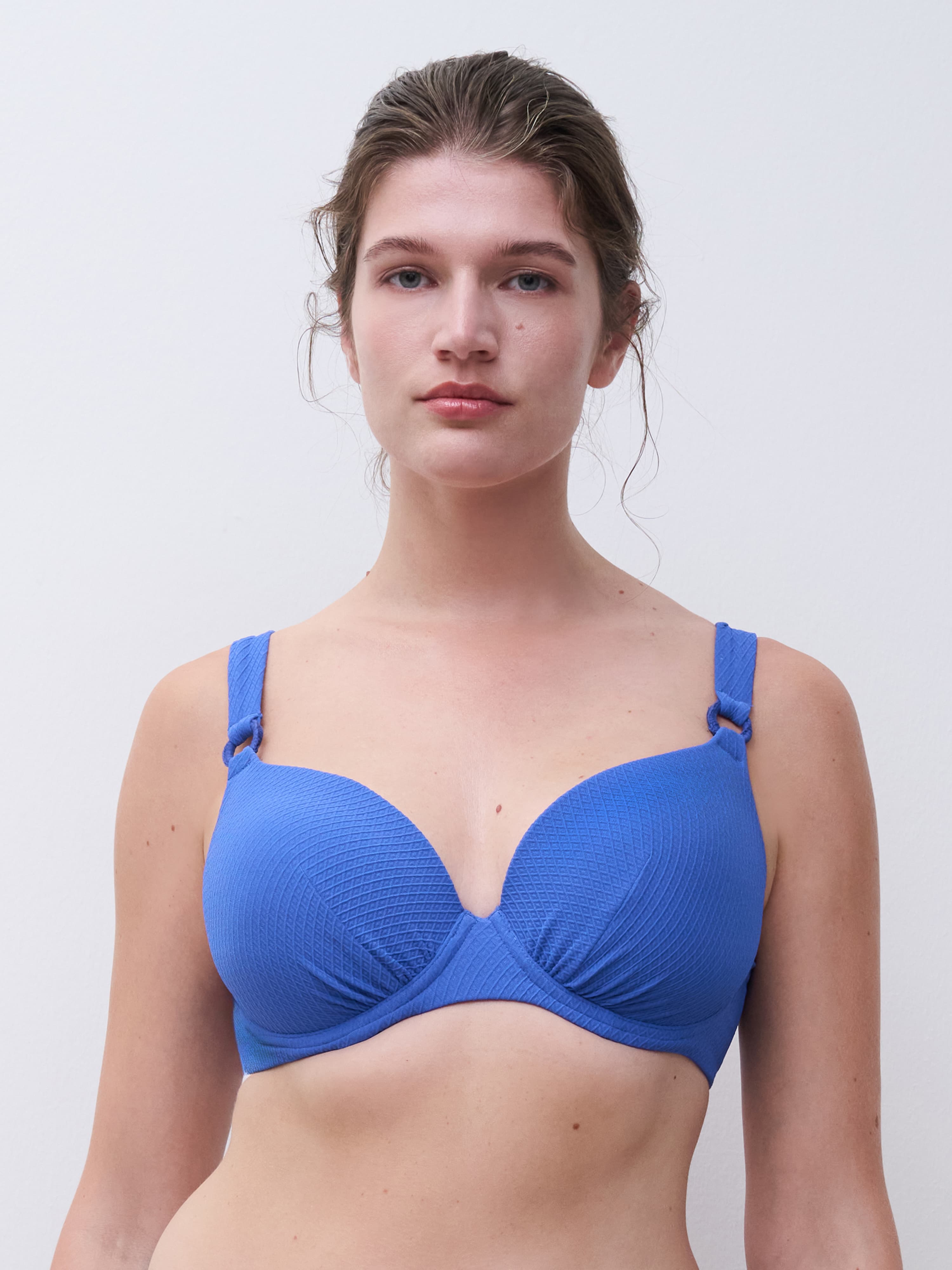 Bikini T-Shirt BH - Royal Blau