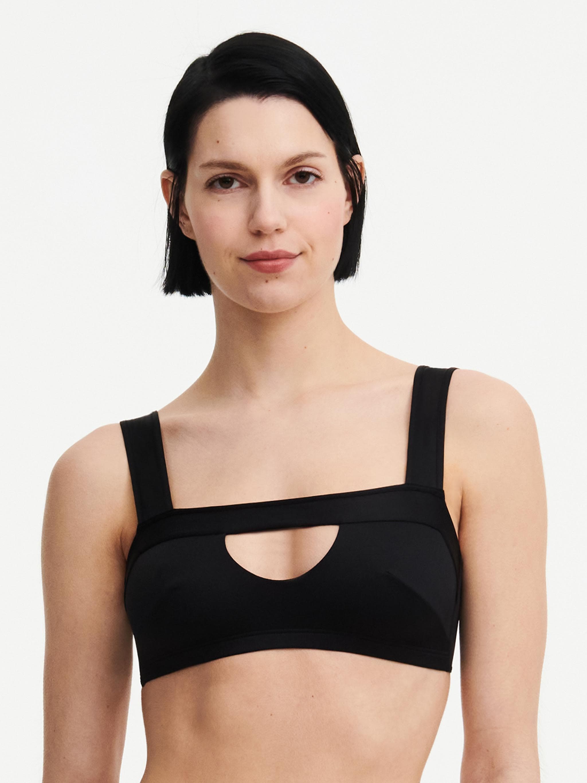 Bügelloser Bikini BH - Schwarz