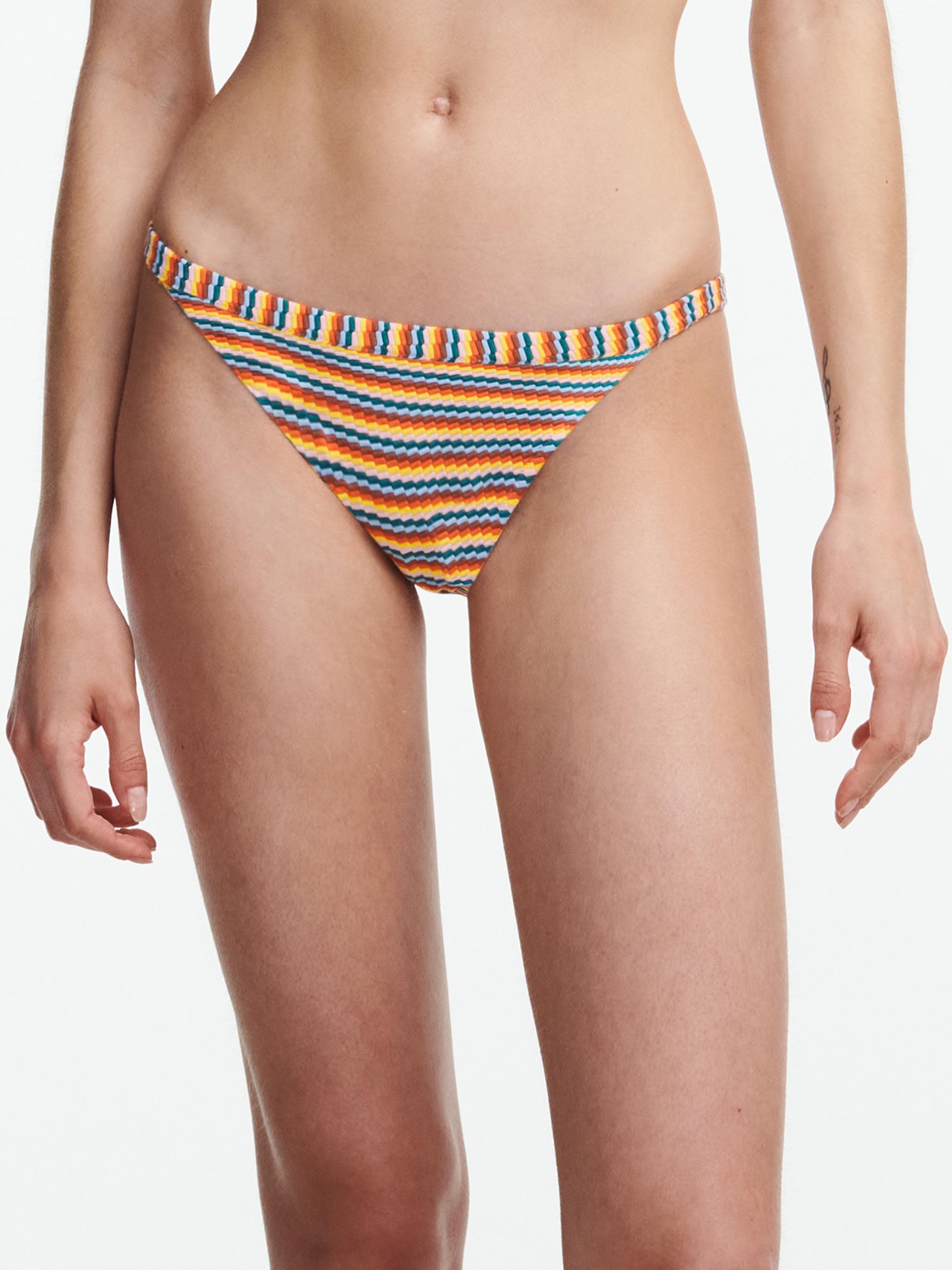 Bikini Slip - Mehrfarbig Stripes