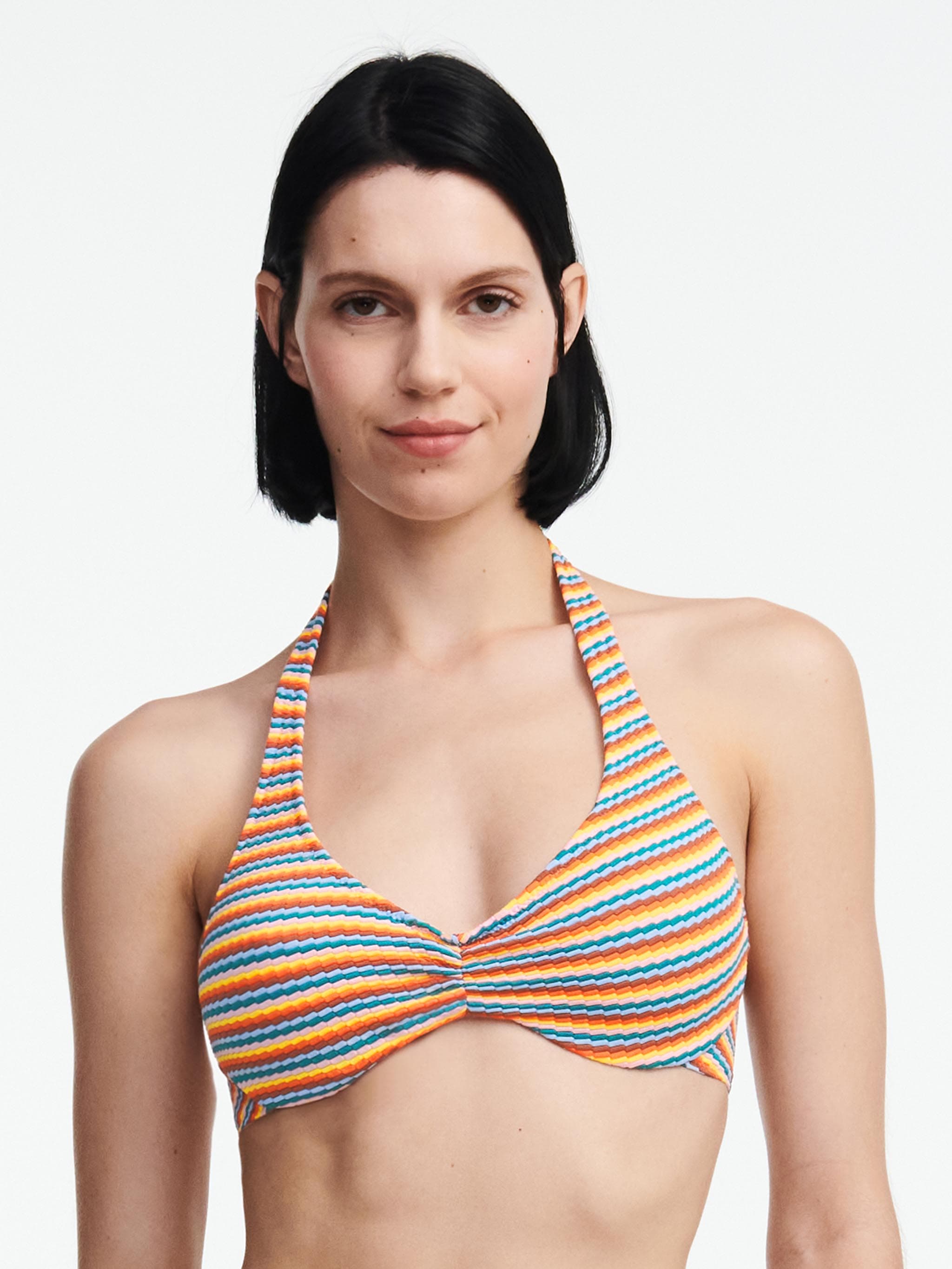 Bikini Bügel BH - Mehrfarbig Stripes