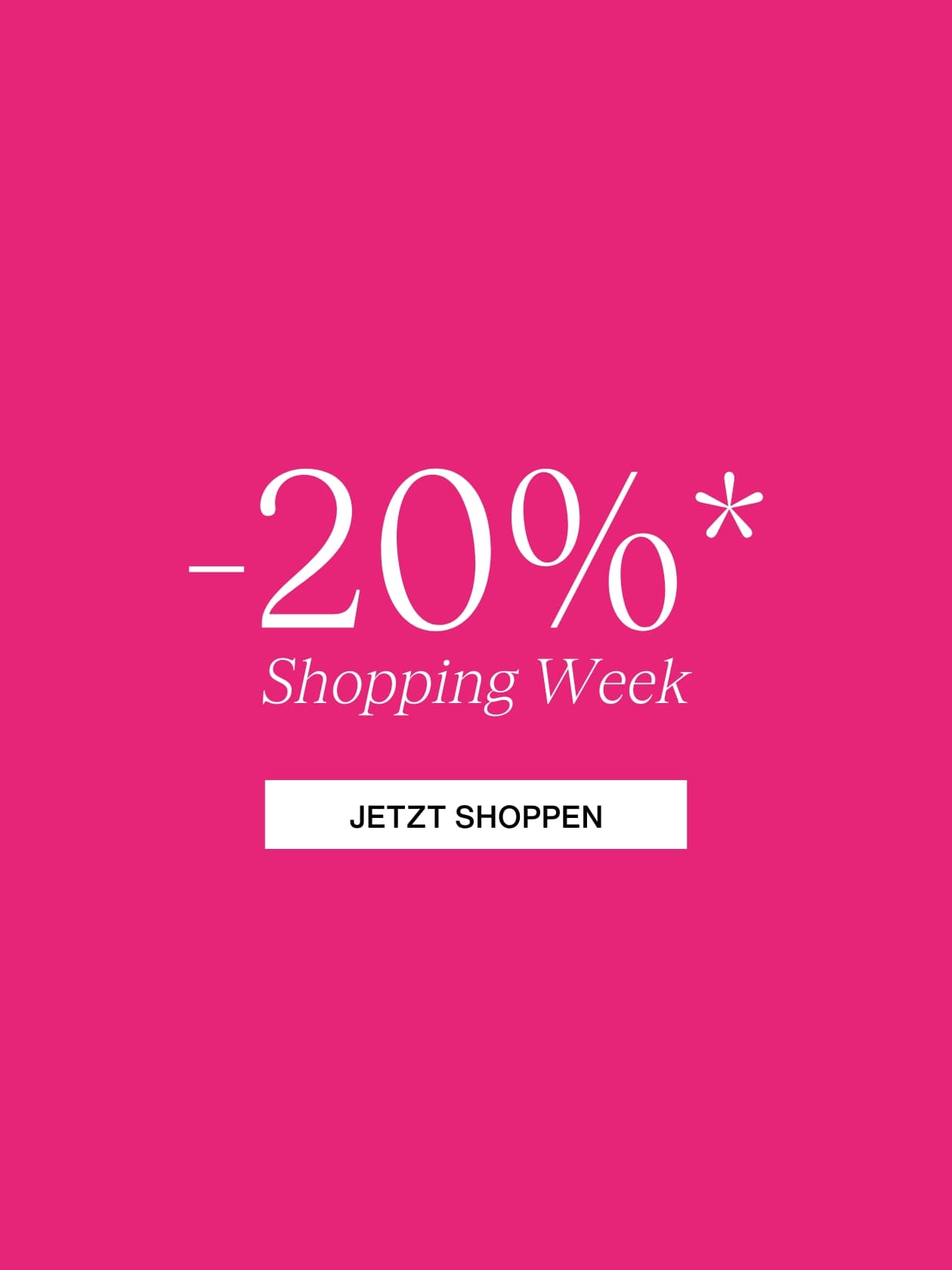20% on Shopping Week