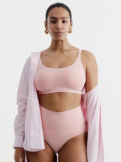 Shapewear Smooth Comfort in neuem Pinkton, Oberteil und Unterteil