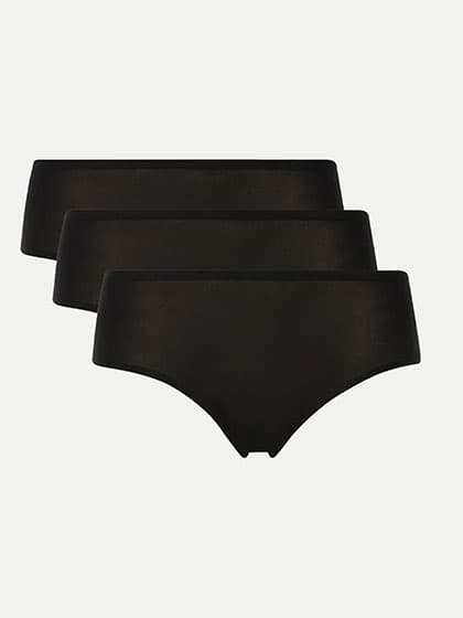 3 schwarze SoftStretch Unterteile die als Category Slider für Multipacks dienen