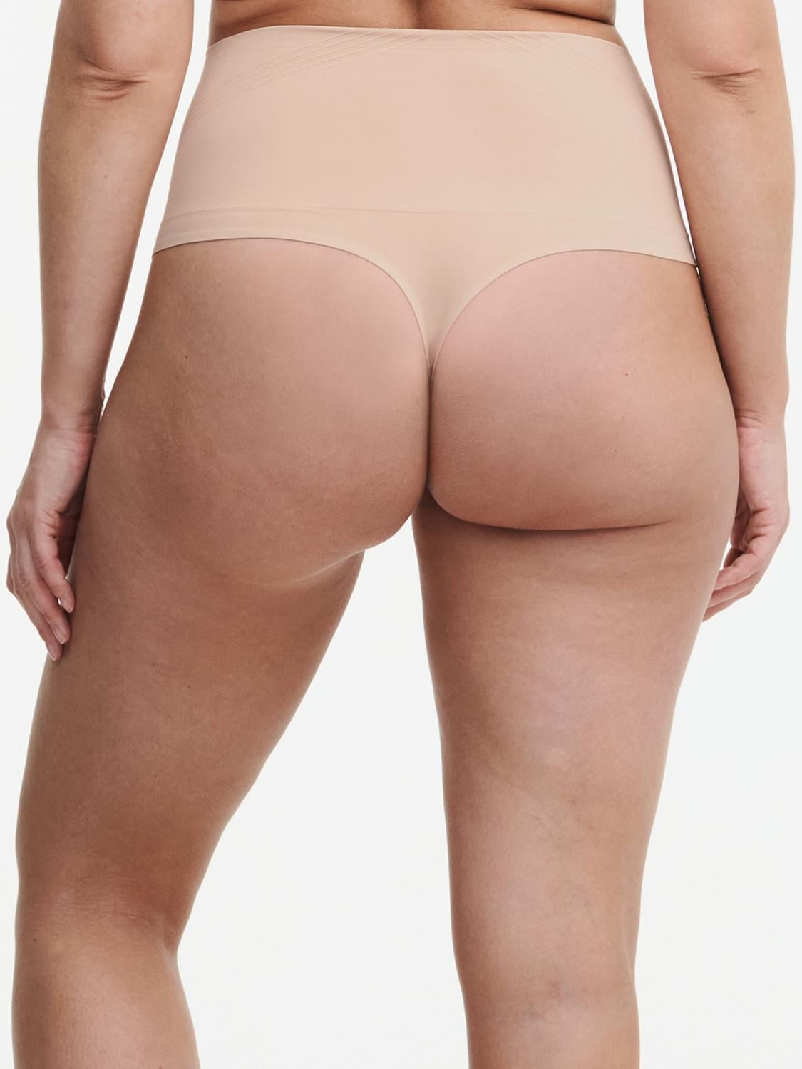 Shapewear High Waist Tanga - Clay Nude