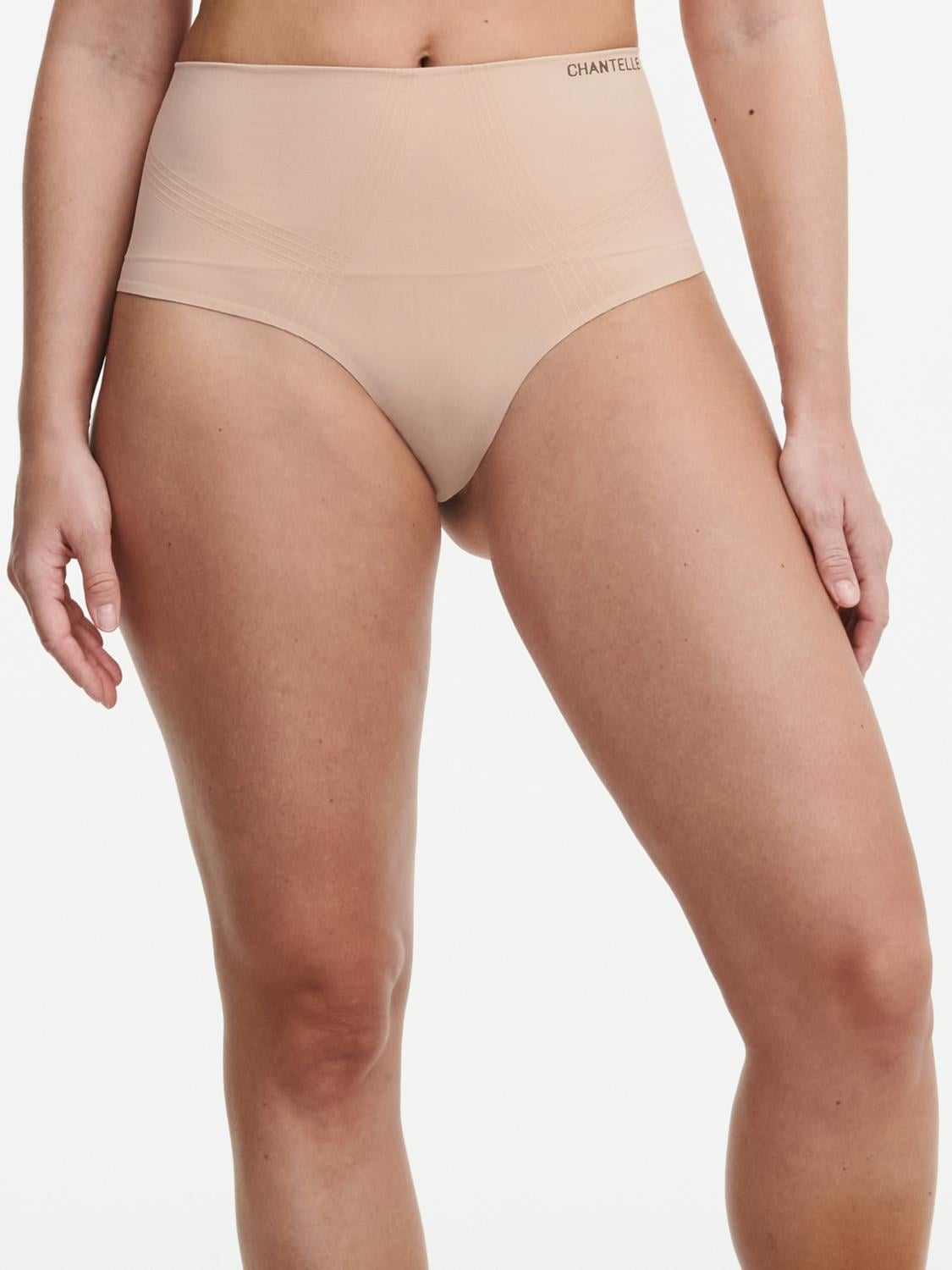 Shapewear High Waist Tanga - Clay Nude