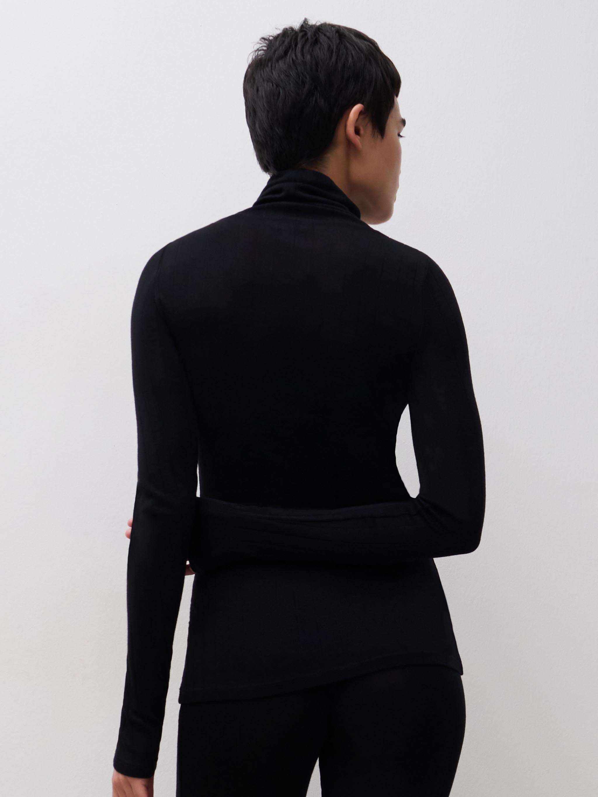 Langarmshirt - Schwarz