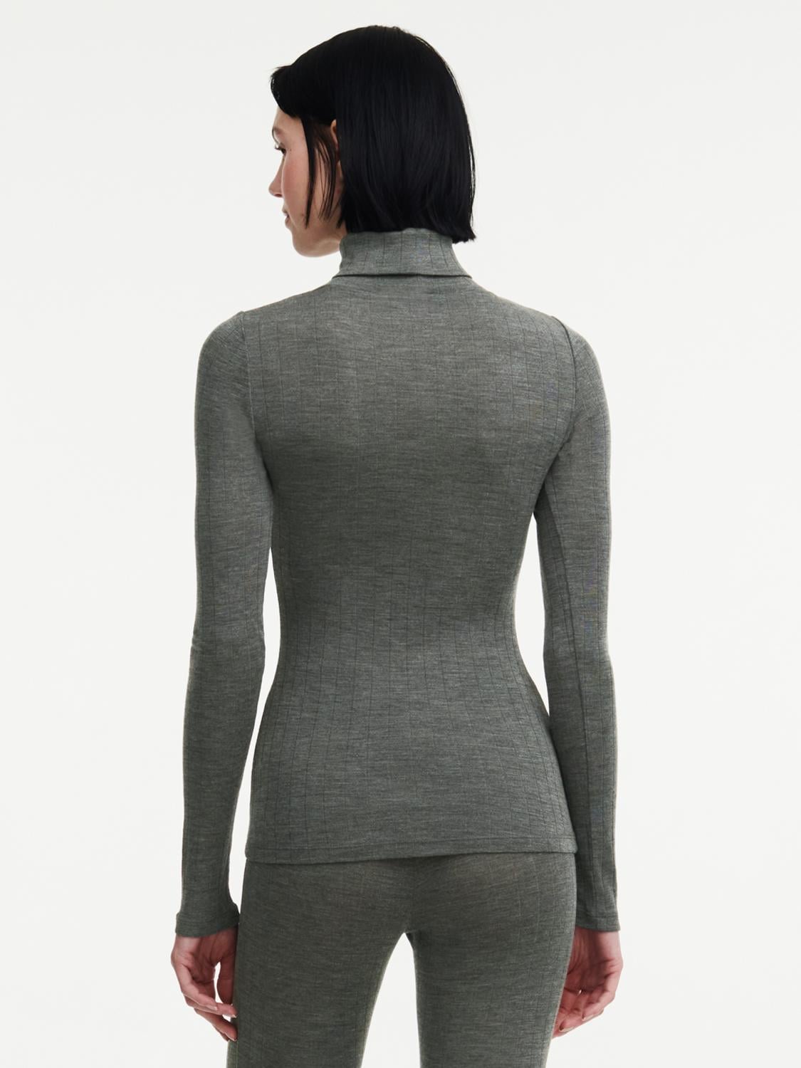 Langarmshirt - Slate Grau