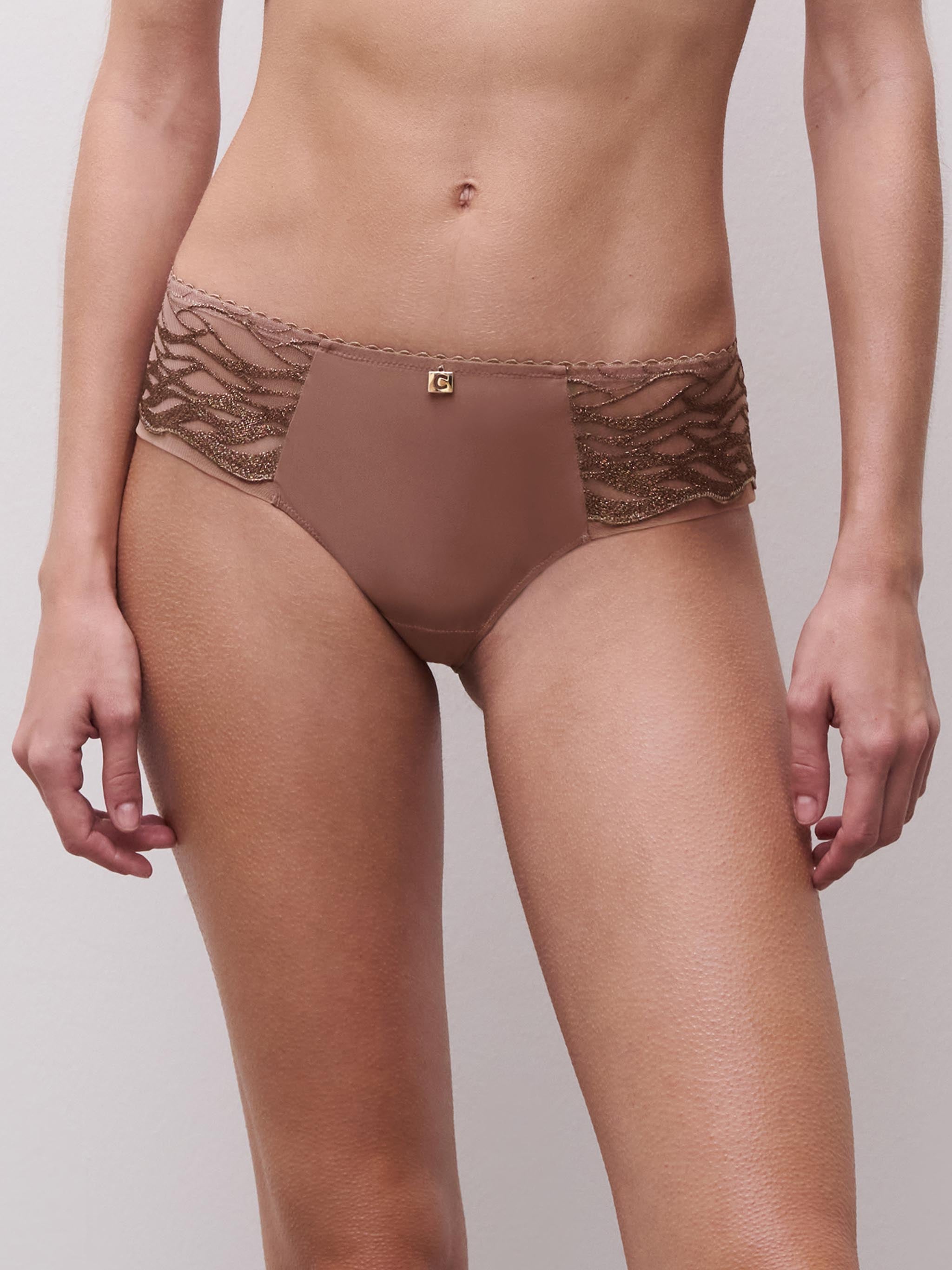 Shorty - Cinnamon Lurex