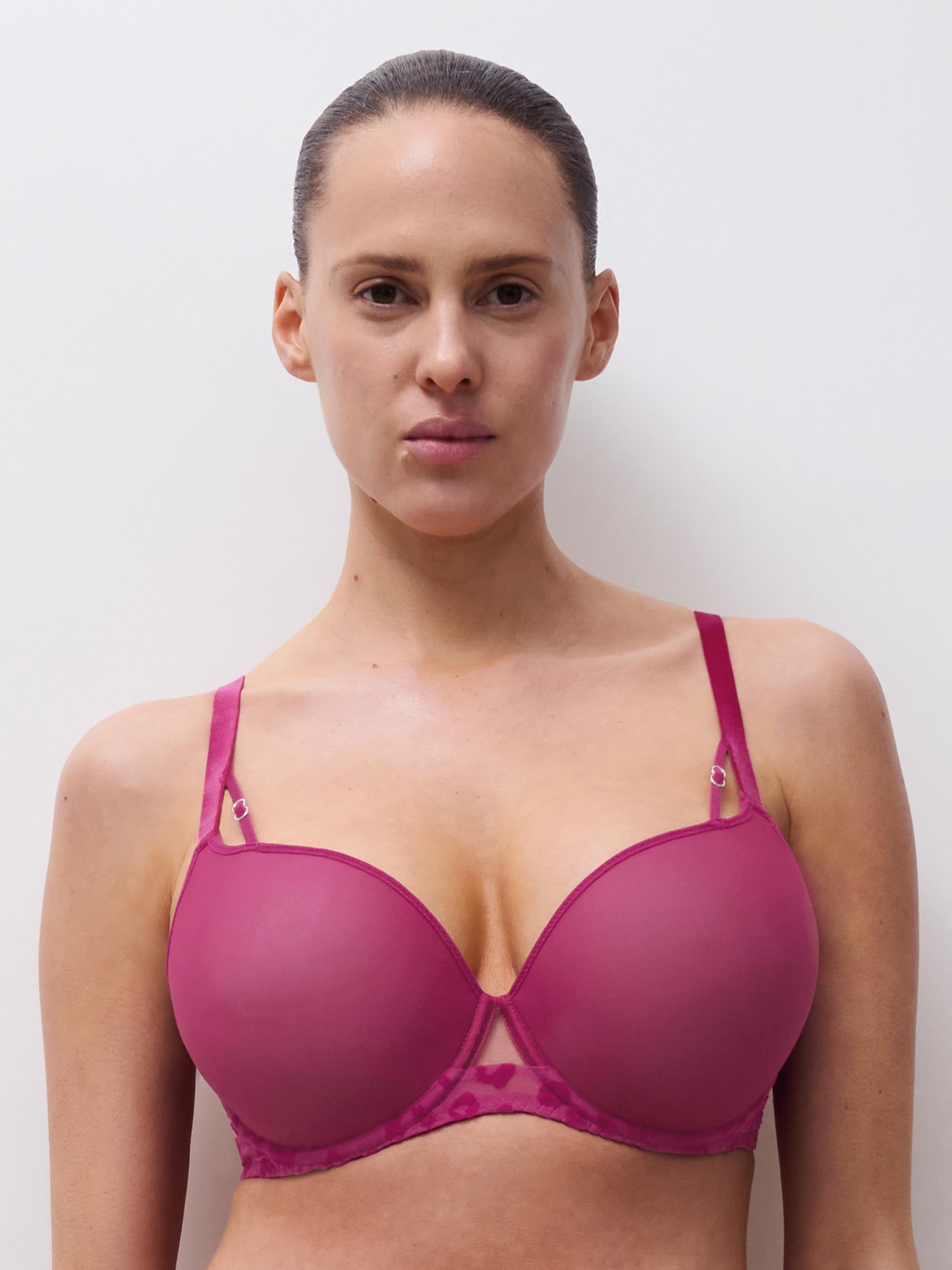 T-Shirt BH - Dunkel Fuchsia